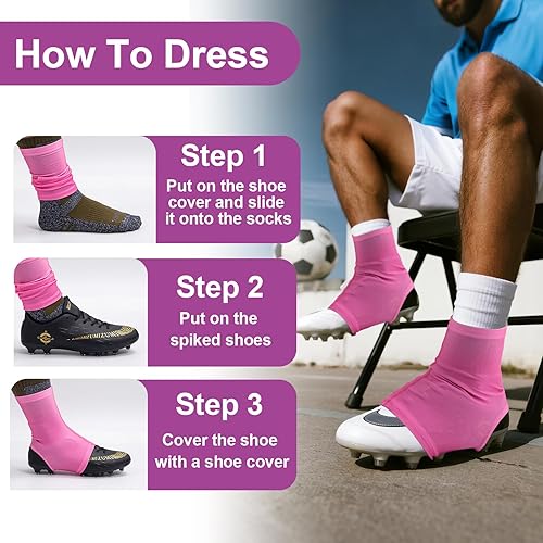 Miniatura 26 de Spats - Fundas para tacos de fútbol, fundas para tacos juveniles, fundas para tacos de bicicleta, fundas para tacos de fútbol que mantienen la Blanco