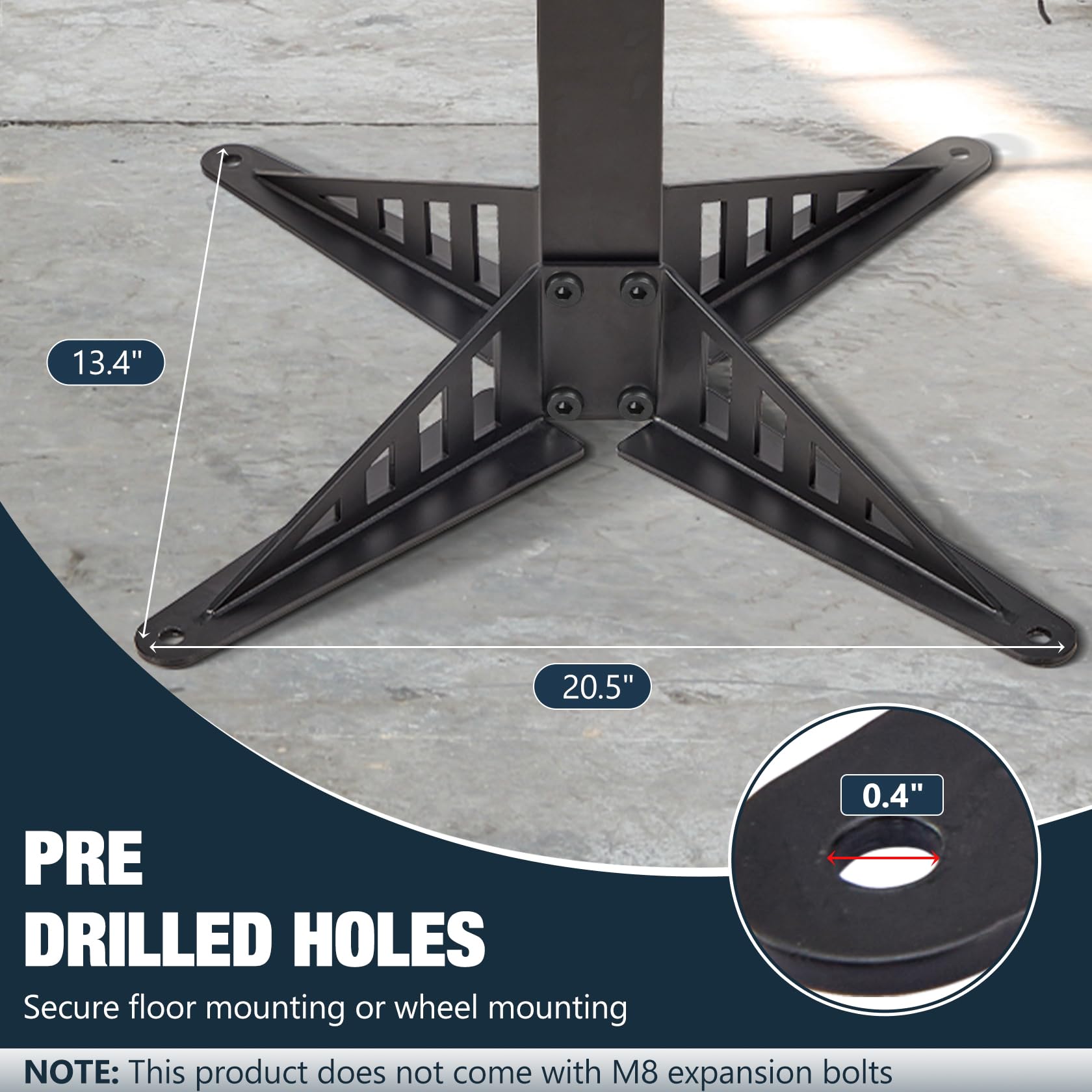 Bench Grinder Stand - Heavy Duty & Stable -5