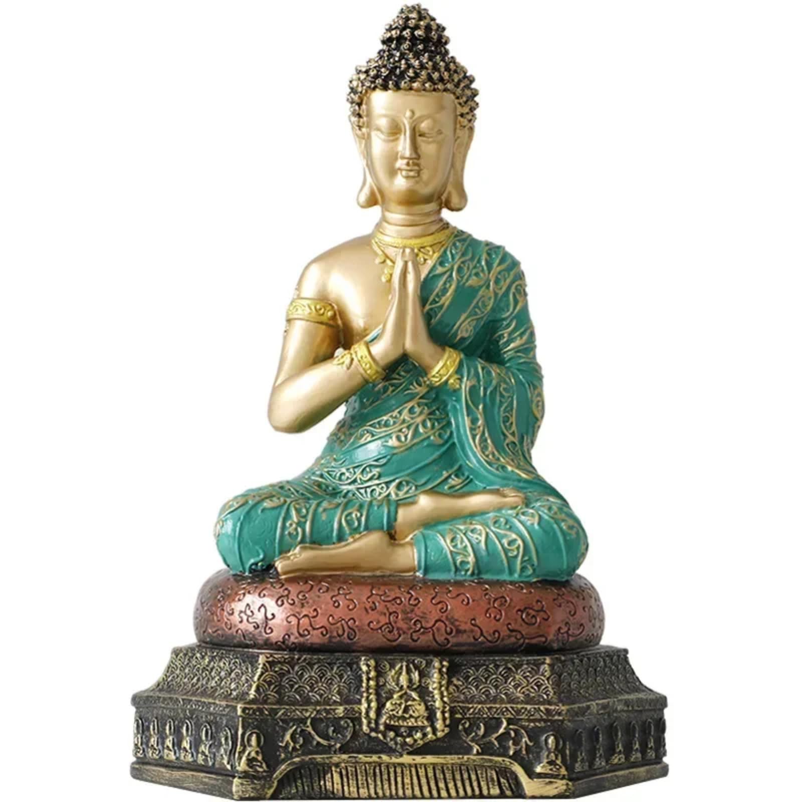 Bouddha de style chinois 23 cm : le cadeau idéal d'intérieur zen