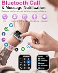 Smart Watch for Women(Call Answer/Dial), 1.85'' Touch Screen Smartwatch for Android iPhone Compatible, Fitness Tracker with Heart Rate Sleep Monitor 120+ Sports Modes, 30 Days+ Battery Life, Silver