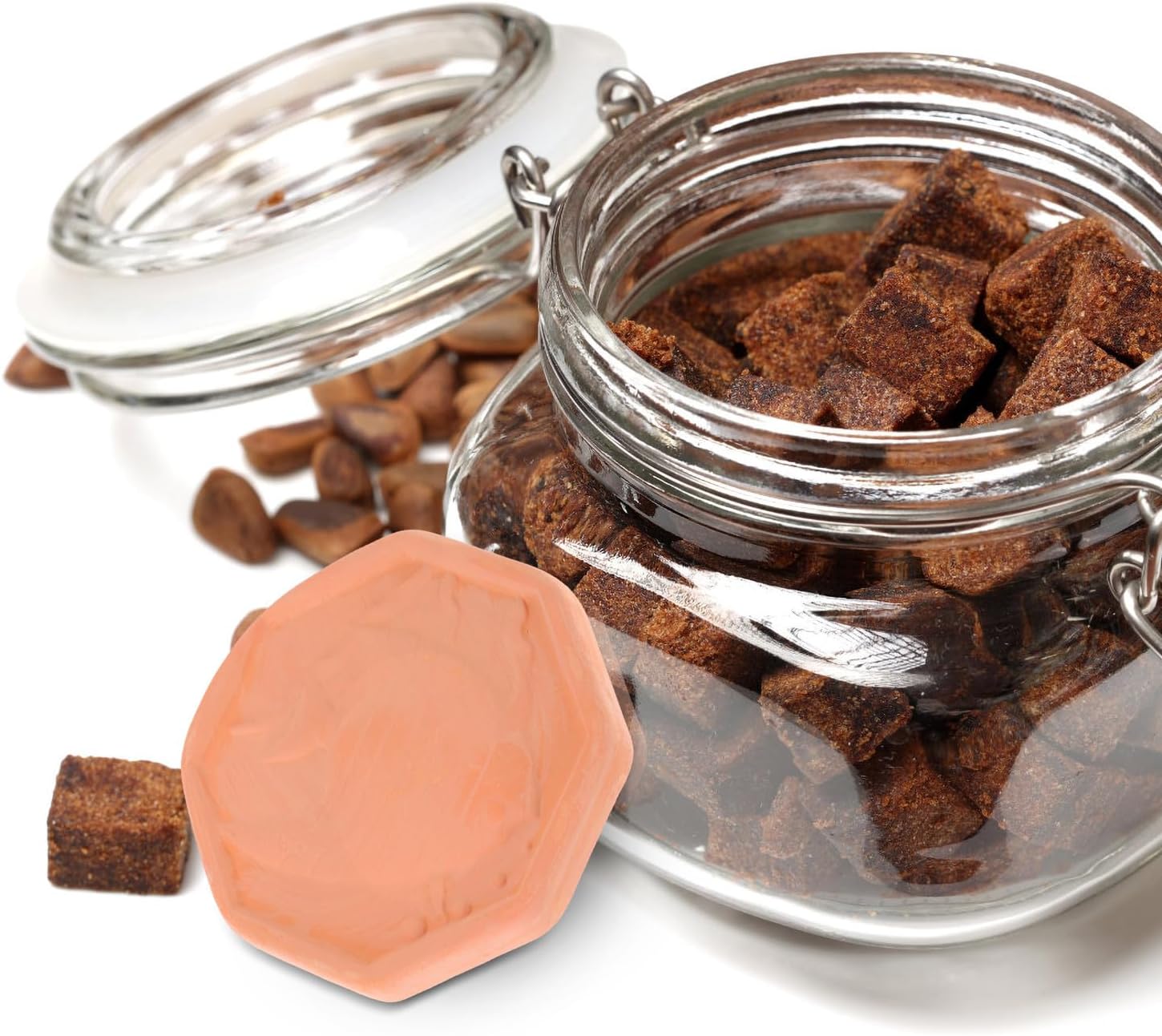 VOSAREA Brown Sugar with Quick Softening Terracotta Softening Disc and Nutrient Preservation Features, Reusable Design for Food Storage Containers for Home Kitchens and Bakeries image 5