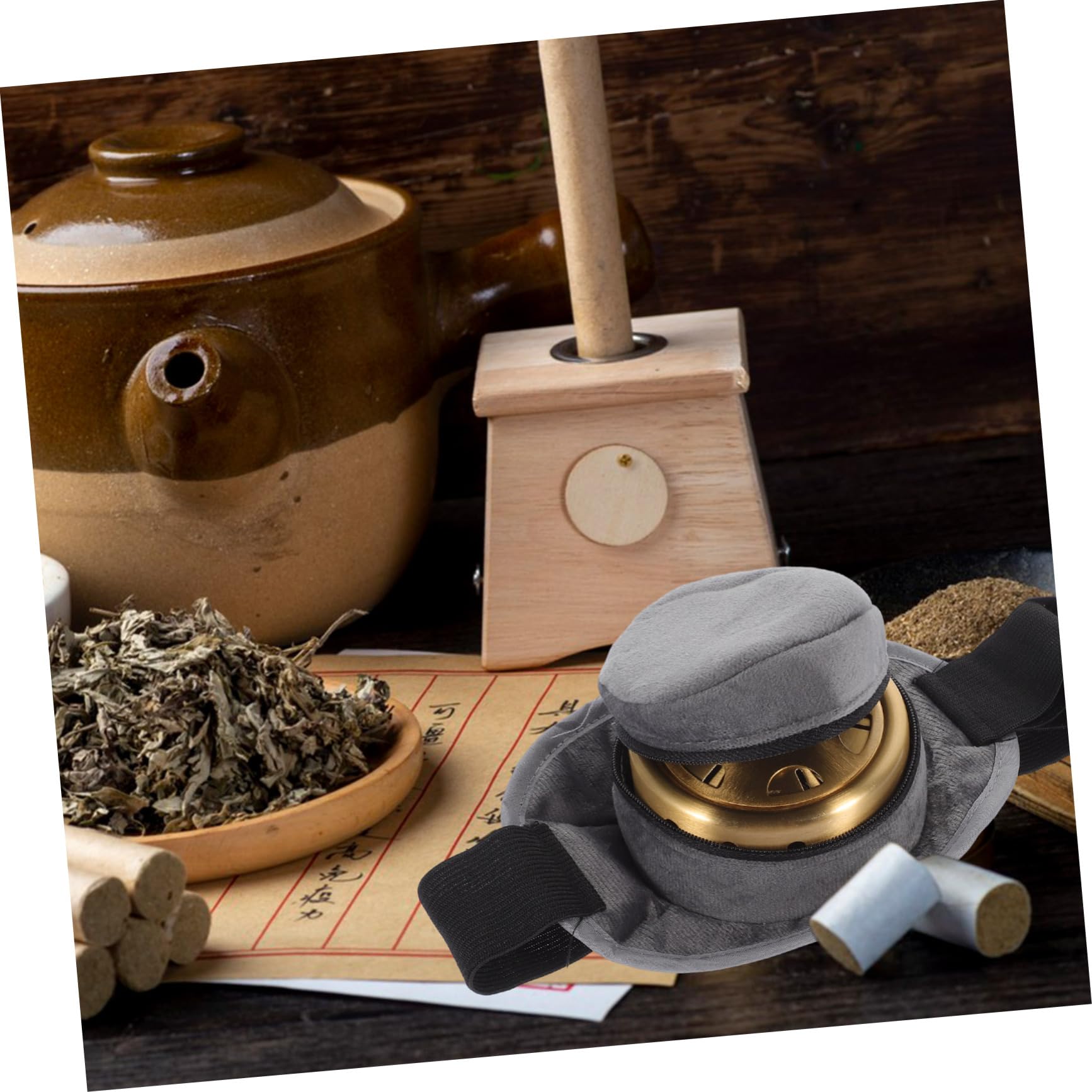 TOVINANNA Pure Moxibustion Box Portable Moxa Tool with Ventilation Moxa Burner Box for Points Color