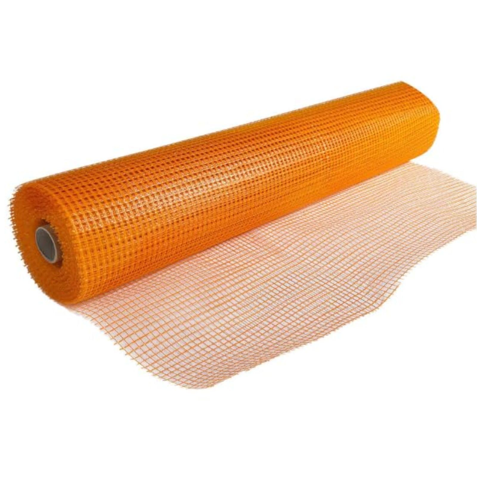 Rete Portaintonaco in Fibra di Vetro 1x50mt, Maglia 10x10mm, 110 g/m², Ideale per Rinforzo Intonaci, Cappotto Termico e Rivestimenti Esterni, Rete Professionale per Edilizia, Facciate