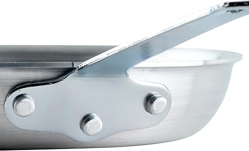 Miniatura 3 de Winco AFP-10A Sartén de aluminio de grado comercial, 10 pulgadas, color plateado