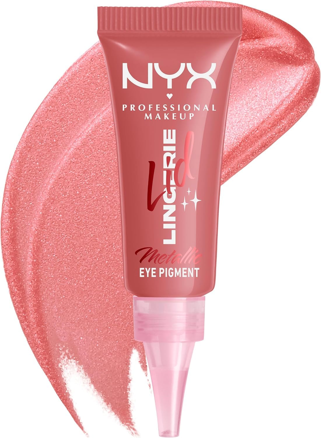 NYX Professional Makeup Lid Lingerie Cream Eye Pigment 6ml (Various Shades) - Risky Rosé