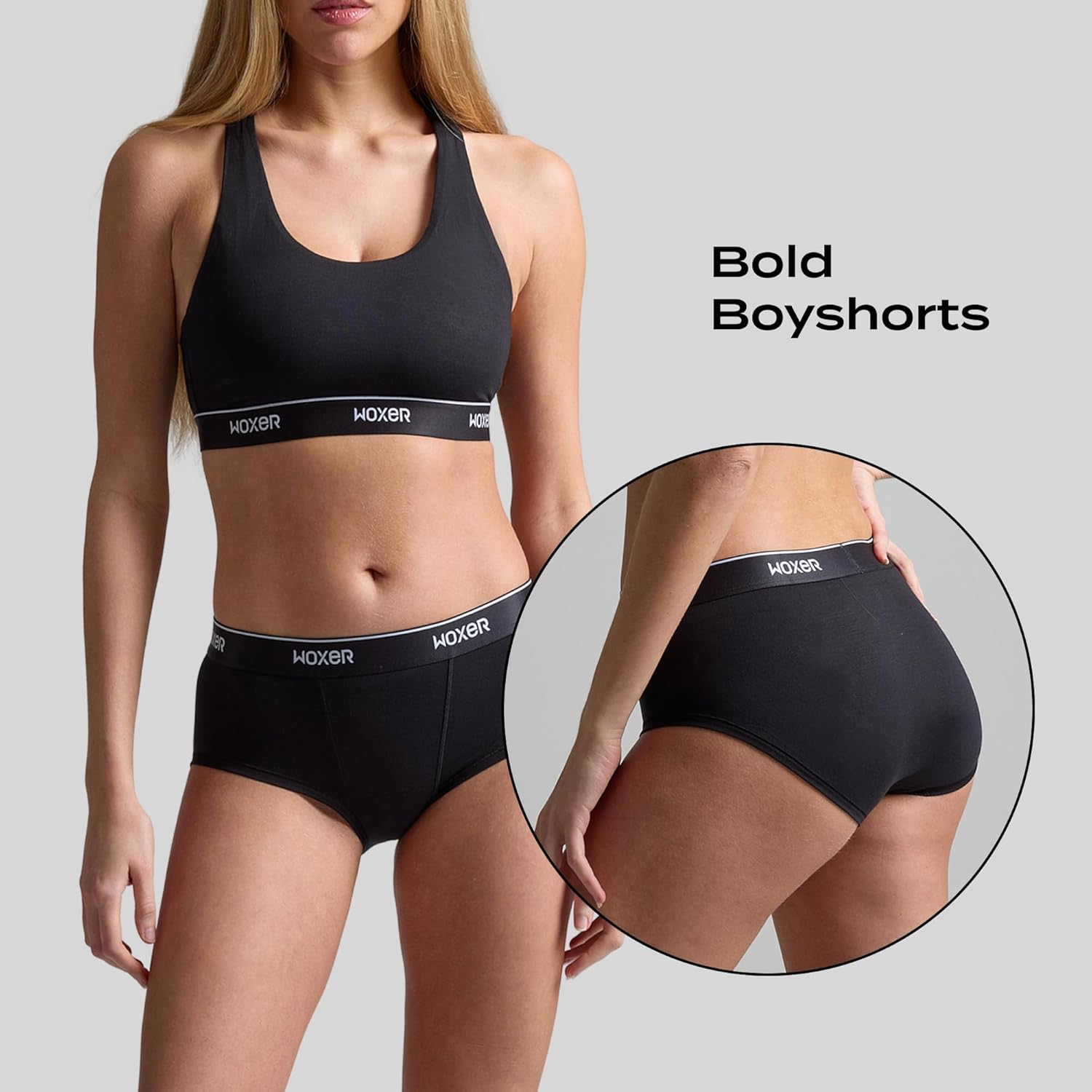 Woxer Women’s Classic Seamless Boyshort Panties, Soft Modal Fabric with No Roll Inseam, Chafe-Free, Breathable Design - Image 3