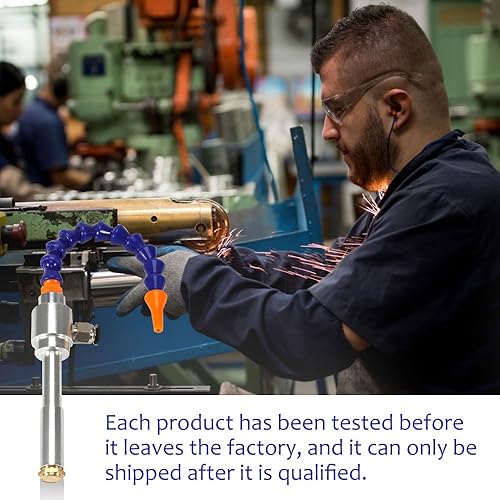 Miniatura 7 de Tubo flexible de enfriamiento seco del aire frío del mini vórtice del proceso mecánico de la aleación de aluminio de 426.5 ft m