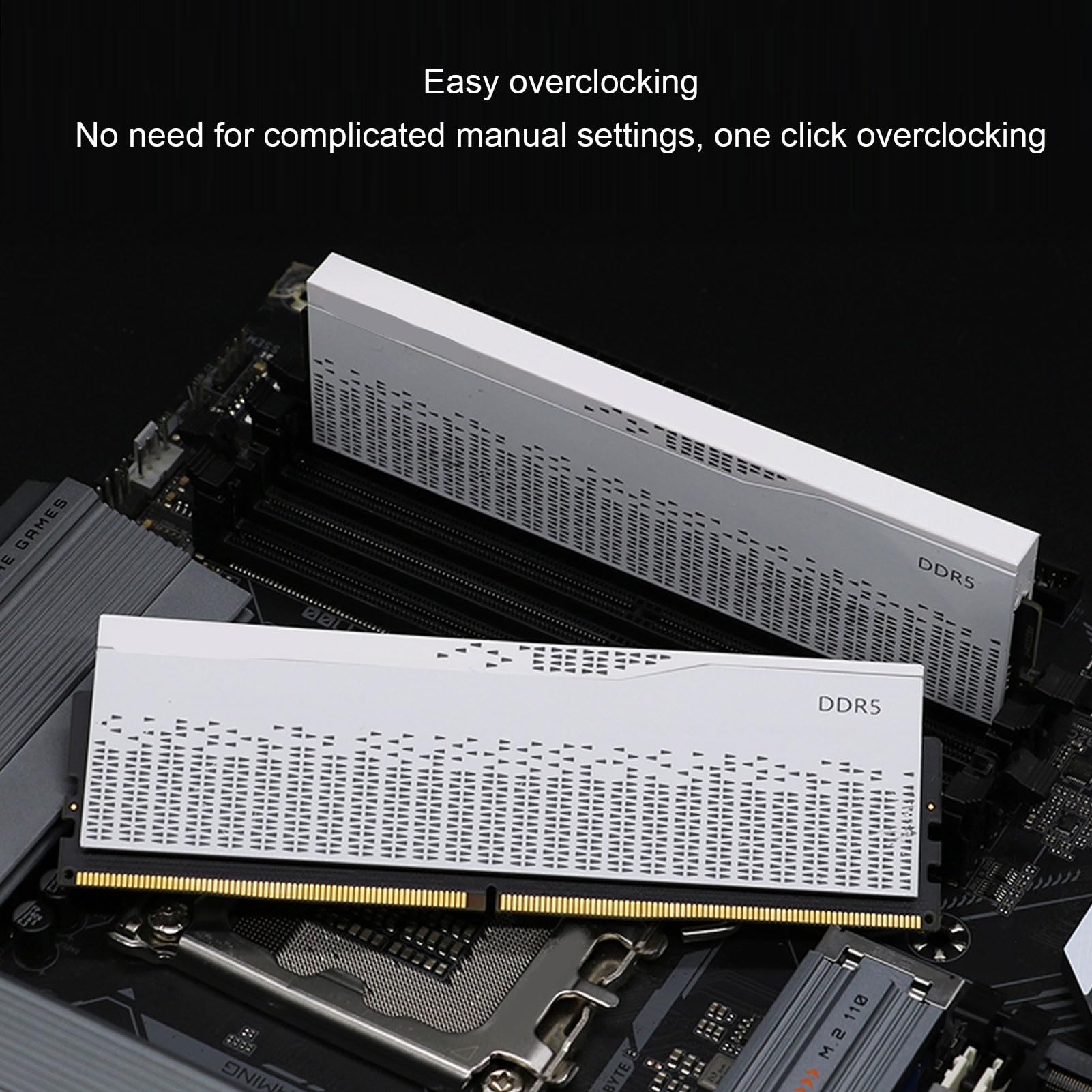DDR5 32 GB (2x16 GB) 6000 MHz, pamięć RAM do Komputerów Stacjonarnych do Gier, Podwójna 32-bitowa pamięć Stacjonarna PC5-48000U CL46-48-48-96 dla XMP3.0 dla EXPO