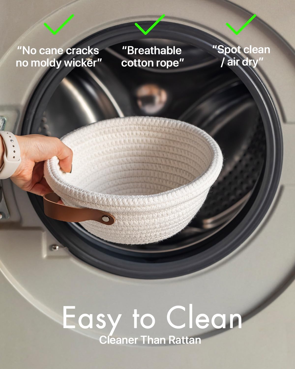 Crispier Crust Cotton Rope Banneton Bread Proofing Basket Set, Oval & Round Bread Baskets with Liners & Covers for Artisan Bread Baking, Sourdough Bread Baking Supplies(Off White) - Image 4