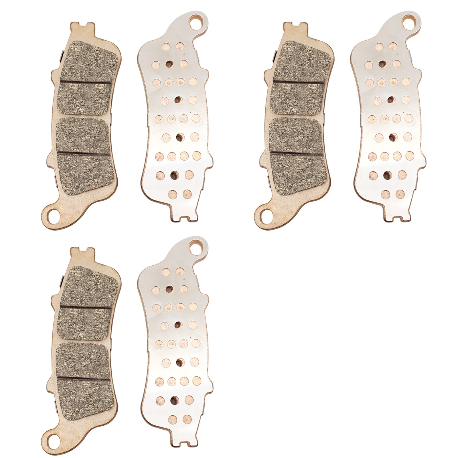 Brake Pads Front Rear Sintered for Honda VTX1800 Fury Interstate Sabre Stateline 1300-ABS VT1300 Shadow Aero 750-ABS VT750