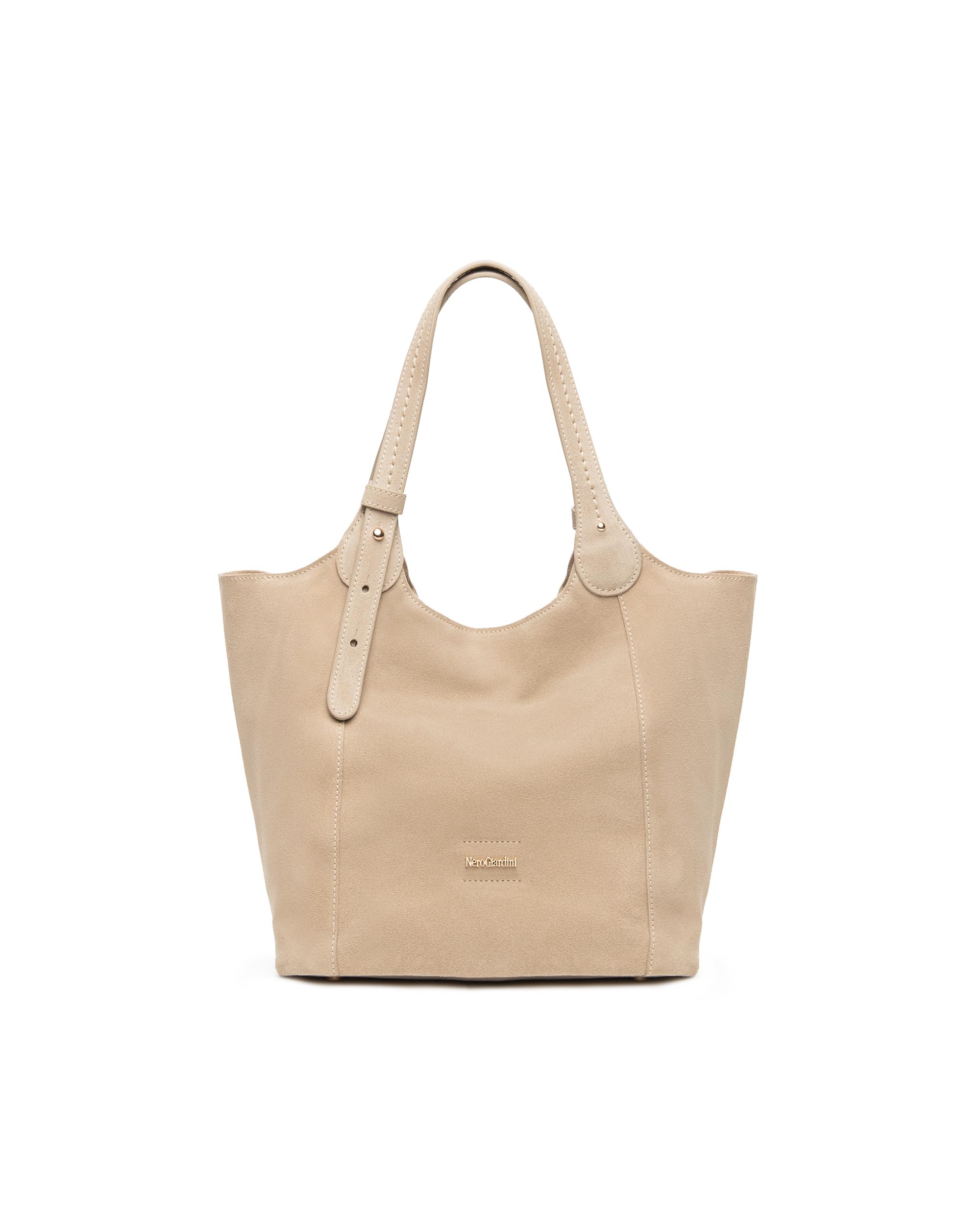 Nero Giardini E644145D Borsa A Spalla Da Donna In Camoscio