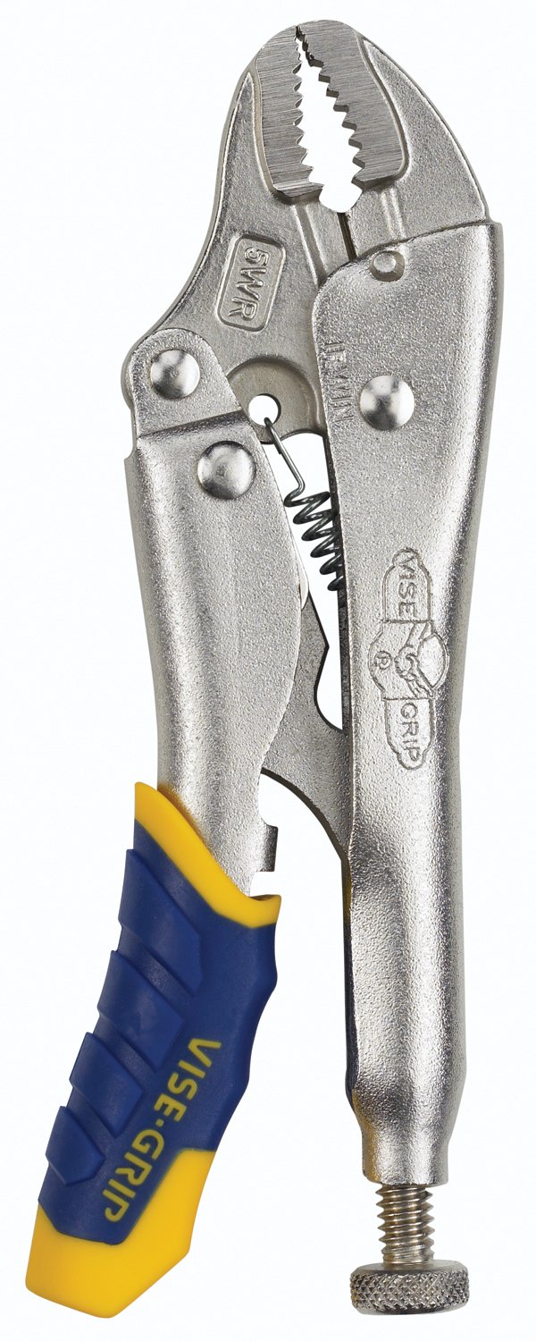 IRWIN Tools Vise-Grip Locking Pliers, Fast Release, Curved Jaw with Wire Cutter, 5-Inch (9T)