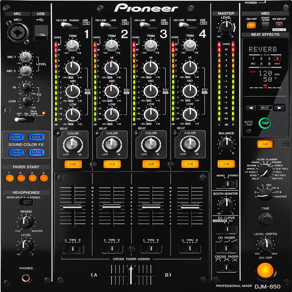 KJです。Pioneer DJM-850 Pioneer DJM-850-K DJ Mixer : Amazon.in: Musical Instruments