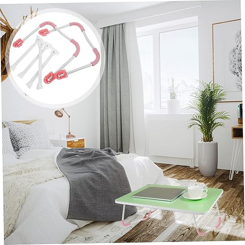 Miniatura 2 de Didiseaon 1 juego de patas plegables para mesa de escritorio, patas de mesa de noche, patas de banco de metal, patas extensoras de mesa, soporte de