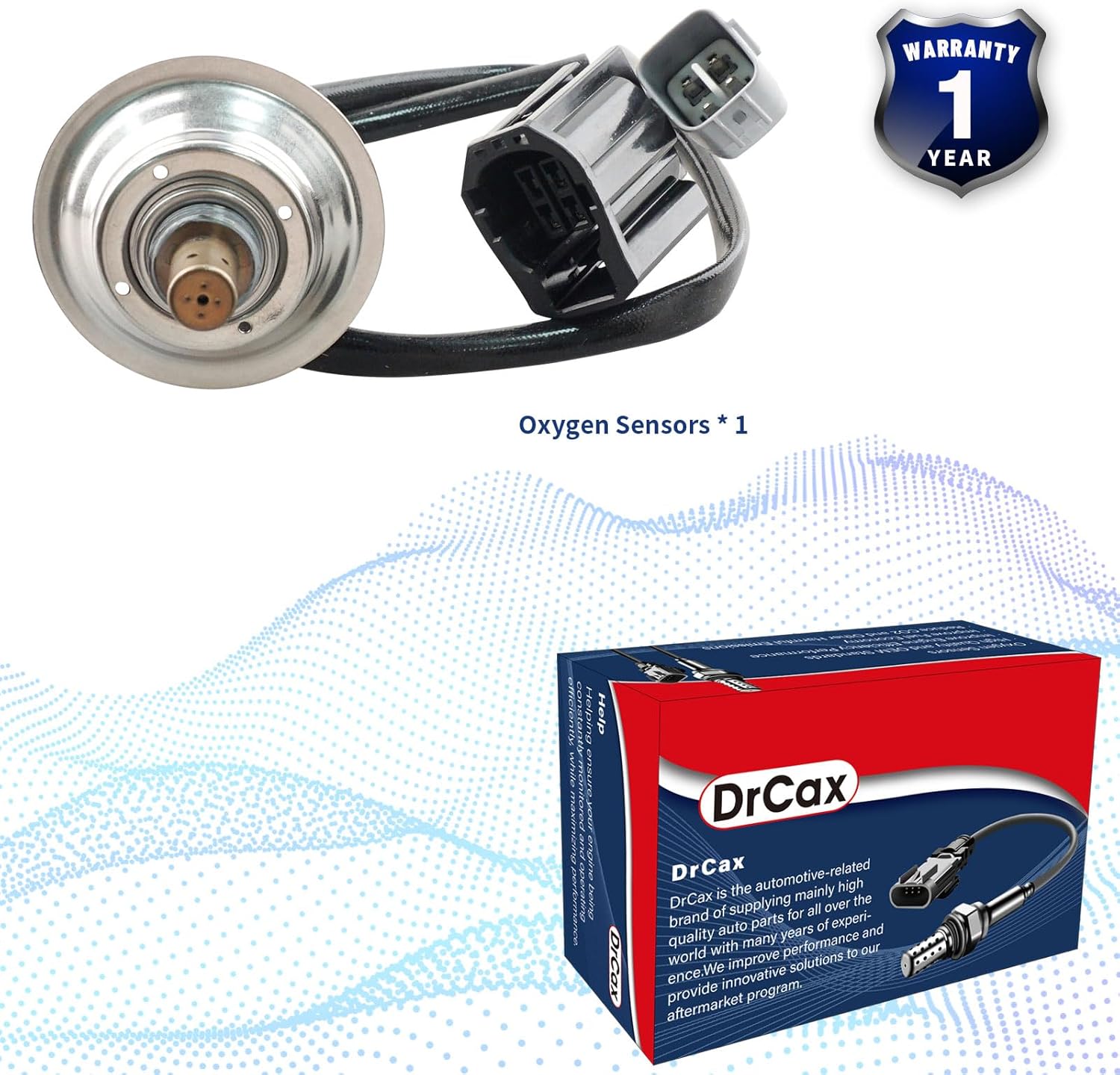234-5043 Oxygen O2 Sensor Upstream Heated Air Fuel Ratio Compatible with Mazda CX-7 2010-2012 2.5L L4 Replace L555-18-8G1B L555-18-8G1A 24363