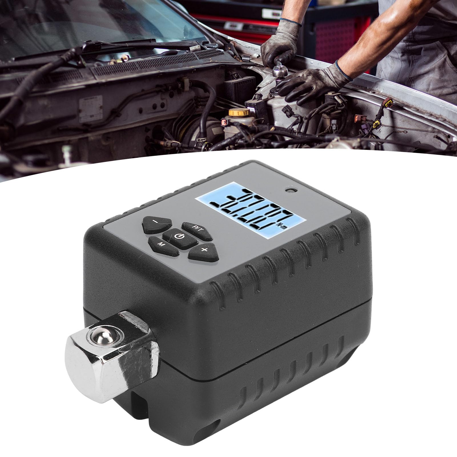 Jiawu Electronic Skrętny Adapter z Letnim Ostrzeżeniem LED, Cyfrowy Konwerter o Wysokiej Precyzji do Naprawy Samochodów, Uniwersalne Narzędzie dla Mechaników Samochodów i Amatorów