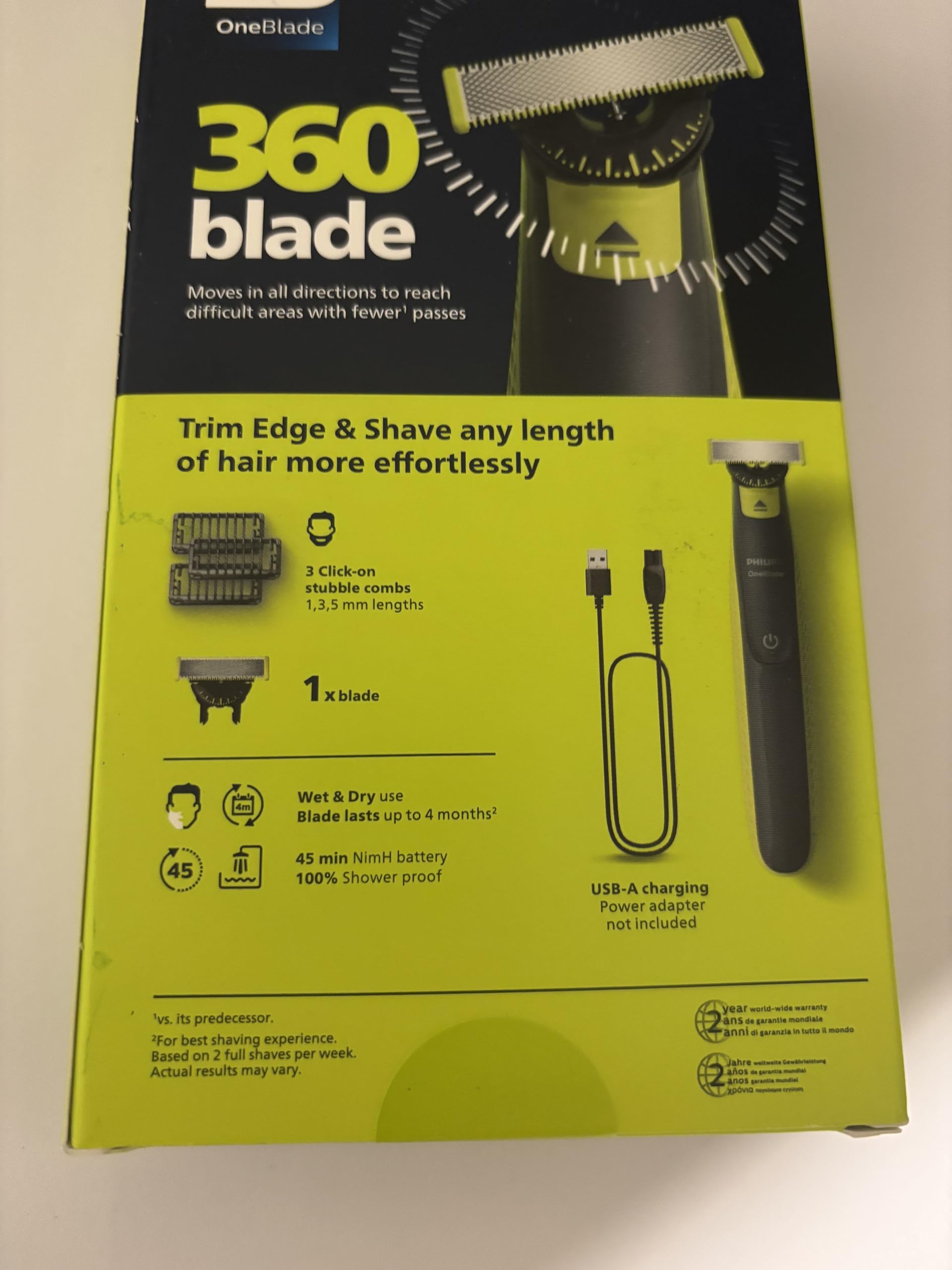 Philips Trimmer capelli nero e verde QP2724/23