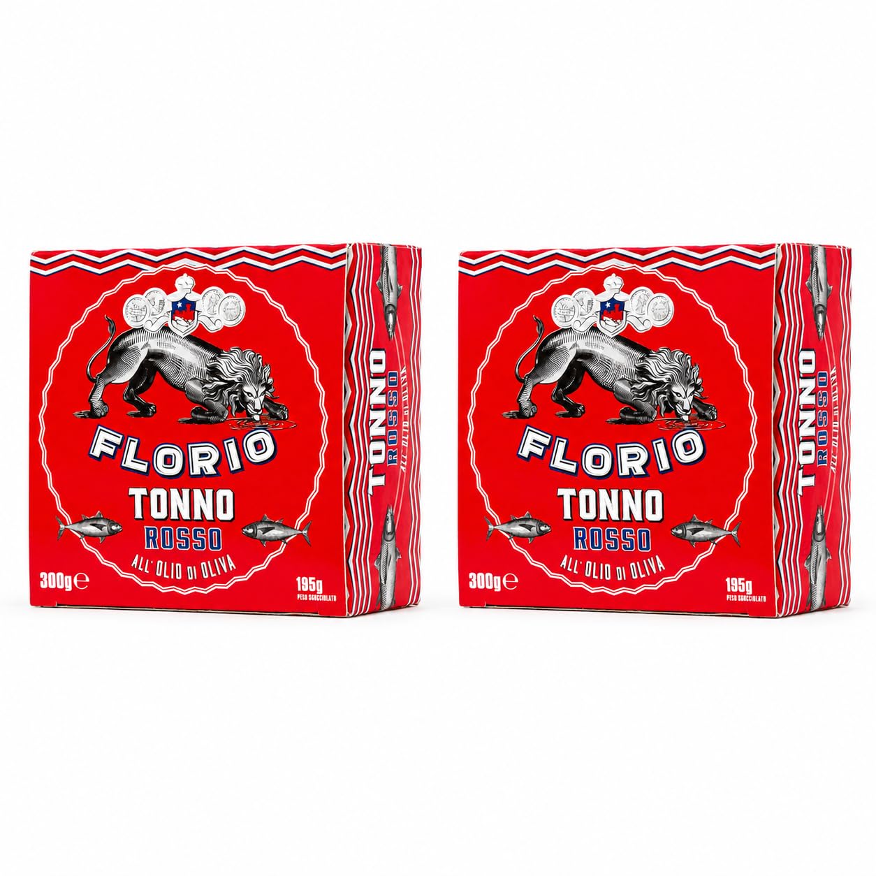 Tonno Rosso del Mediterraneo in Olio di Oliva | Florio, Sicilia | 2 x 300g
