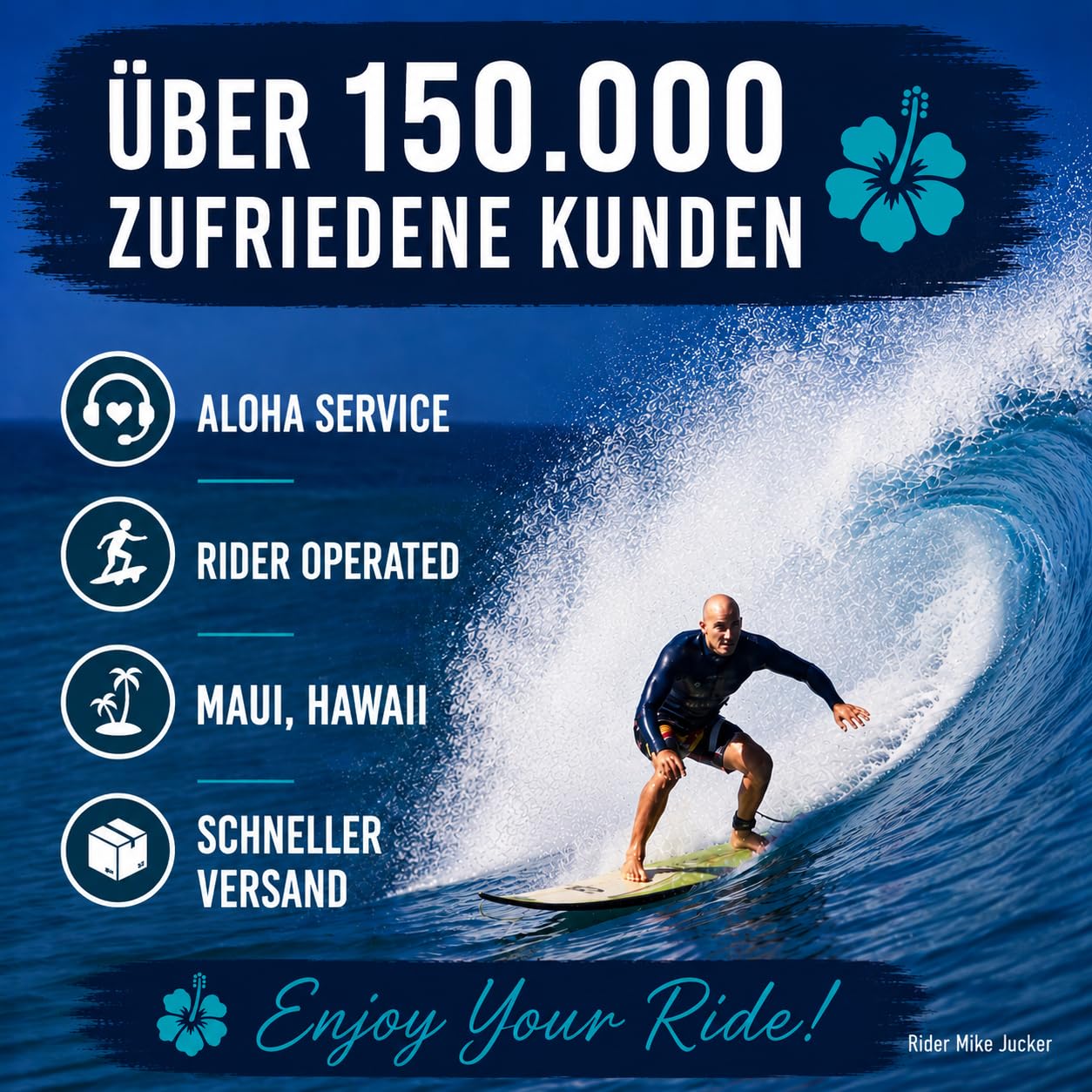 JUCKER Hawaii Skimboard HPL Lahaina Pro - Skimboard Professionnel avec revêtement HPL Double Face et Couche antidérapante EVA - Ultra Rapide, Durable et supporte jusqu'à 115 kg