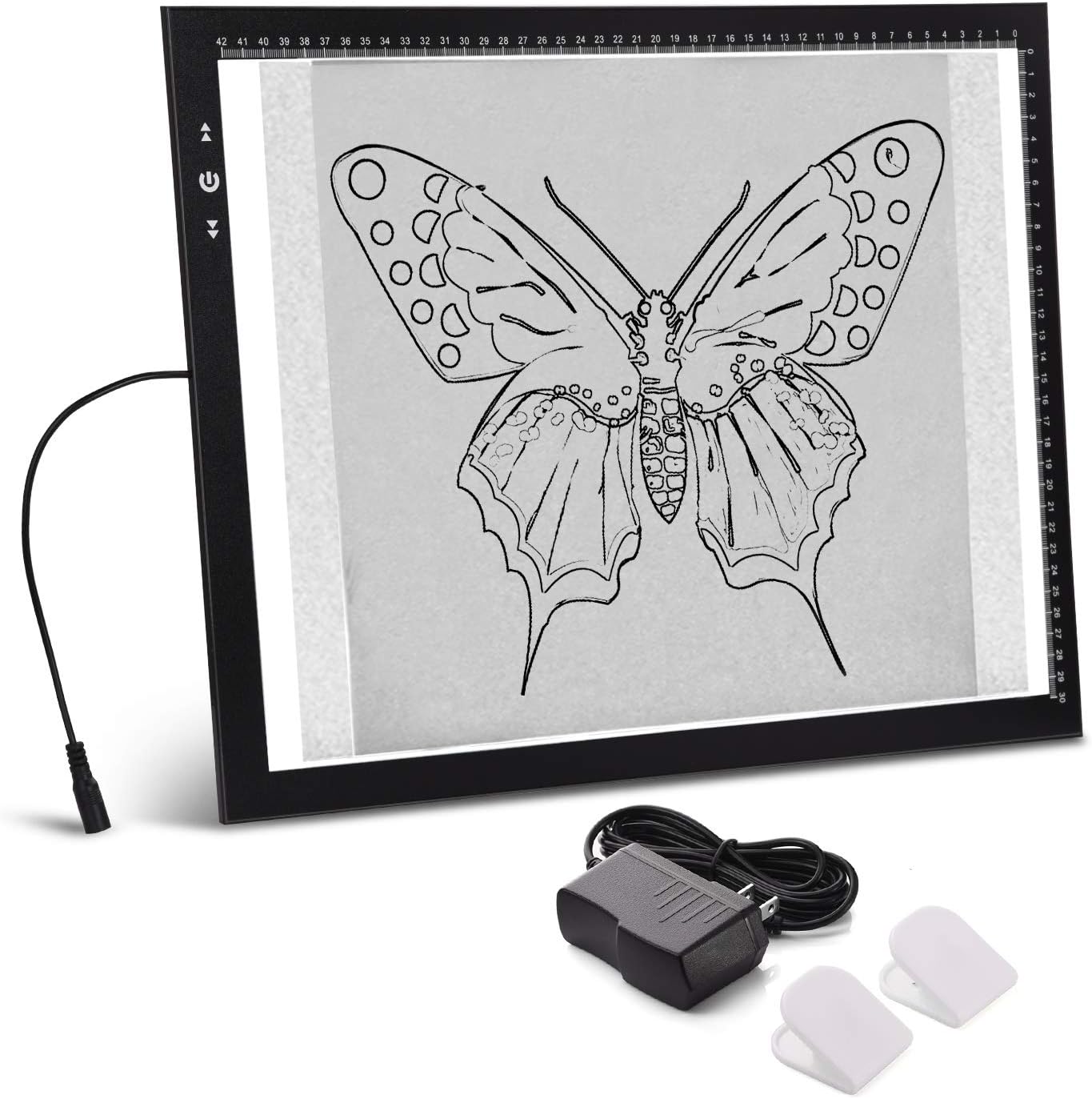HSK A3 Light Box Light Pad Aluminium Frame Touch Dimmer Lock/Unlock Button Super Bright 7000 Lux Packed With 12V1A Adapter