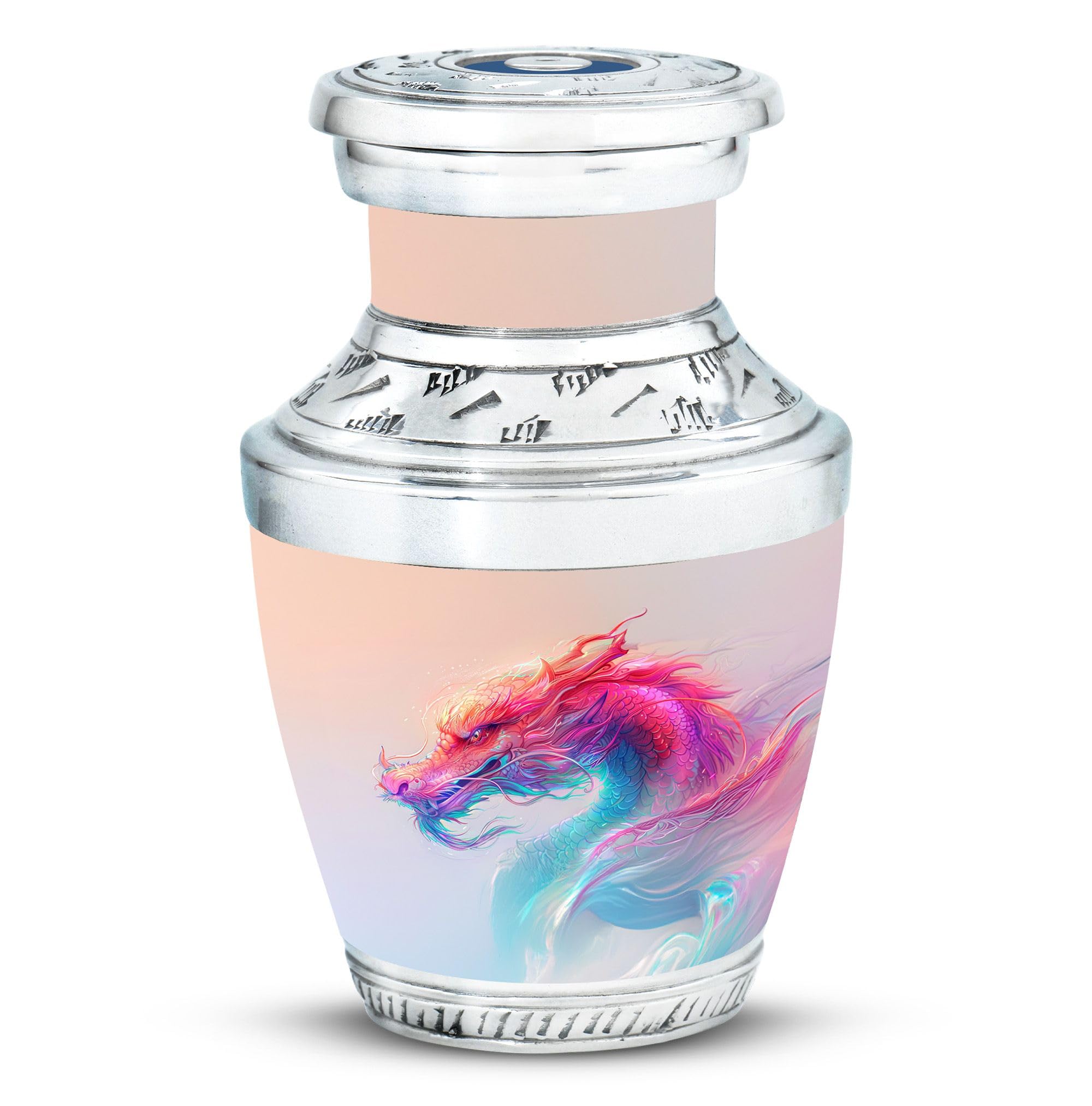 YATHABHISA Dragon Urn, Small Ashes Keepsake for Sister - Memorial Burial Urn - Pack of 1 - Decorative Urns - Small Keepsake Urn for Mom & Dad Ashes - Cremation Urns for Adults Male & Female