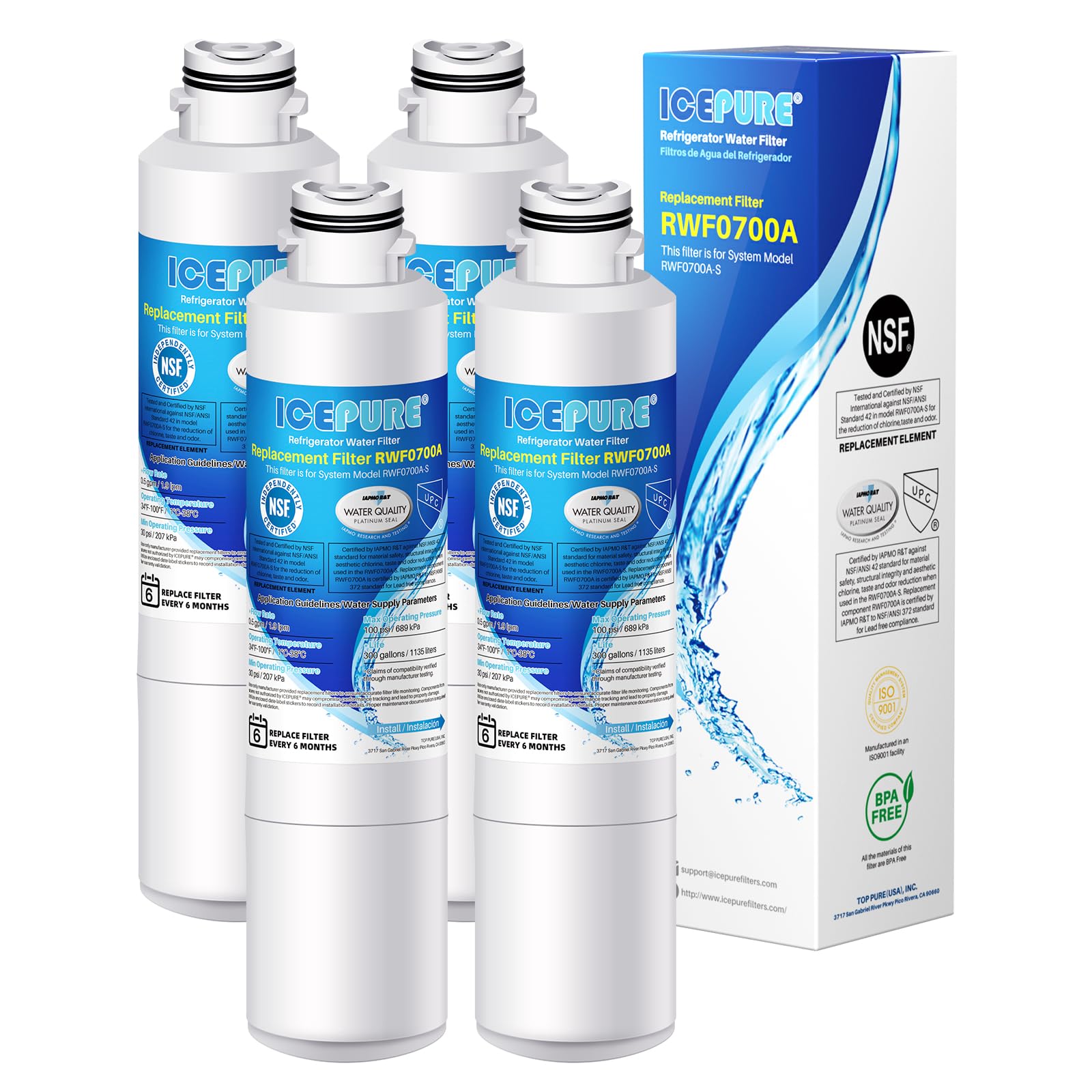 Amazon.com: ICEPURE DA2900020B Refrigerator Water Filter