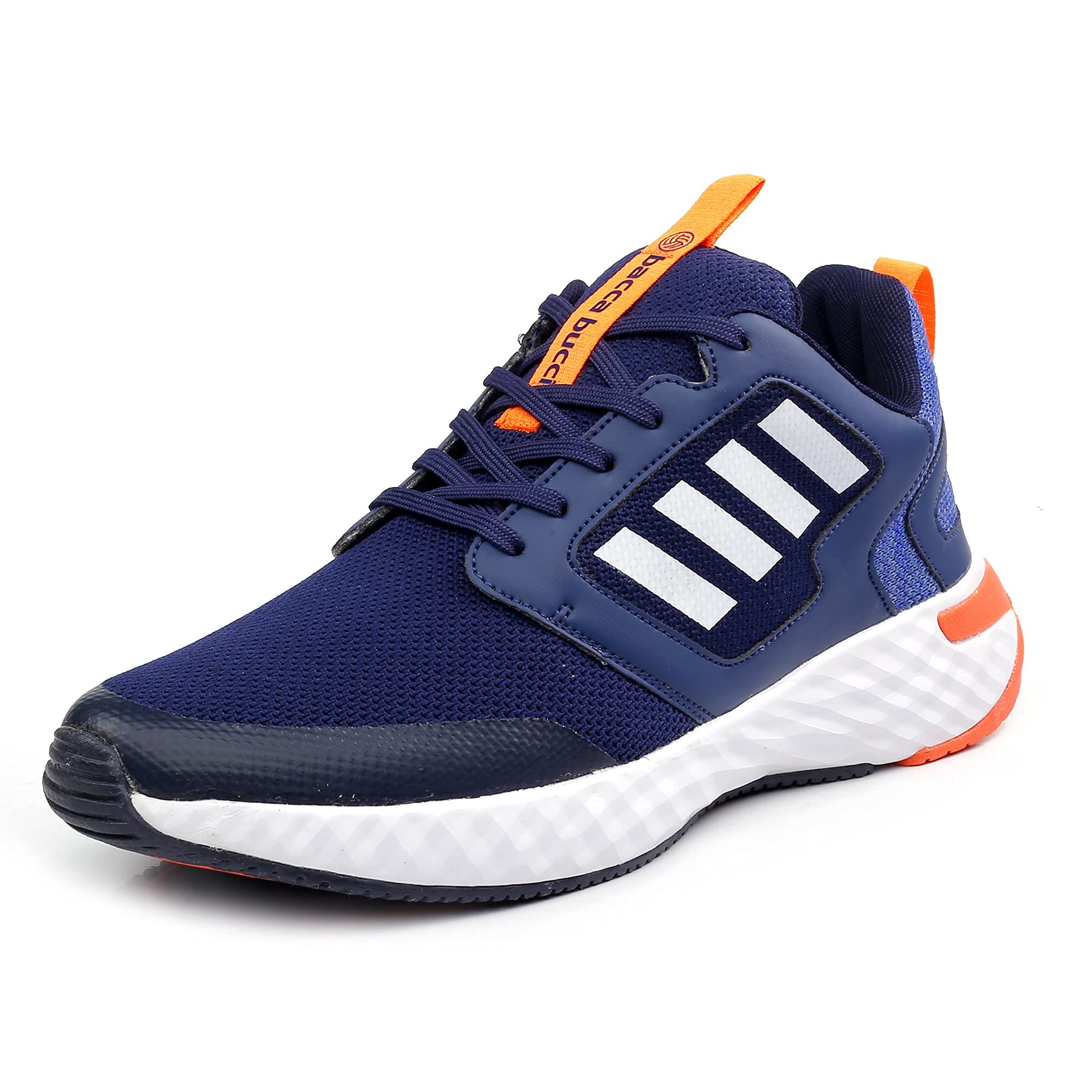 Bacca Bucci® Mens Flex Running Shoes for Tuff Surface Run with Natural Rubber & Eva Sole and Breathable Upper Blue, Size UK10 (B0975719NK) Amazon Price History, Amazon Price Tracker