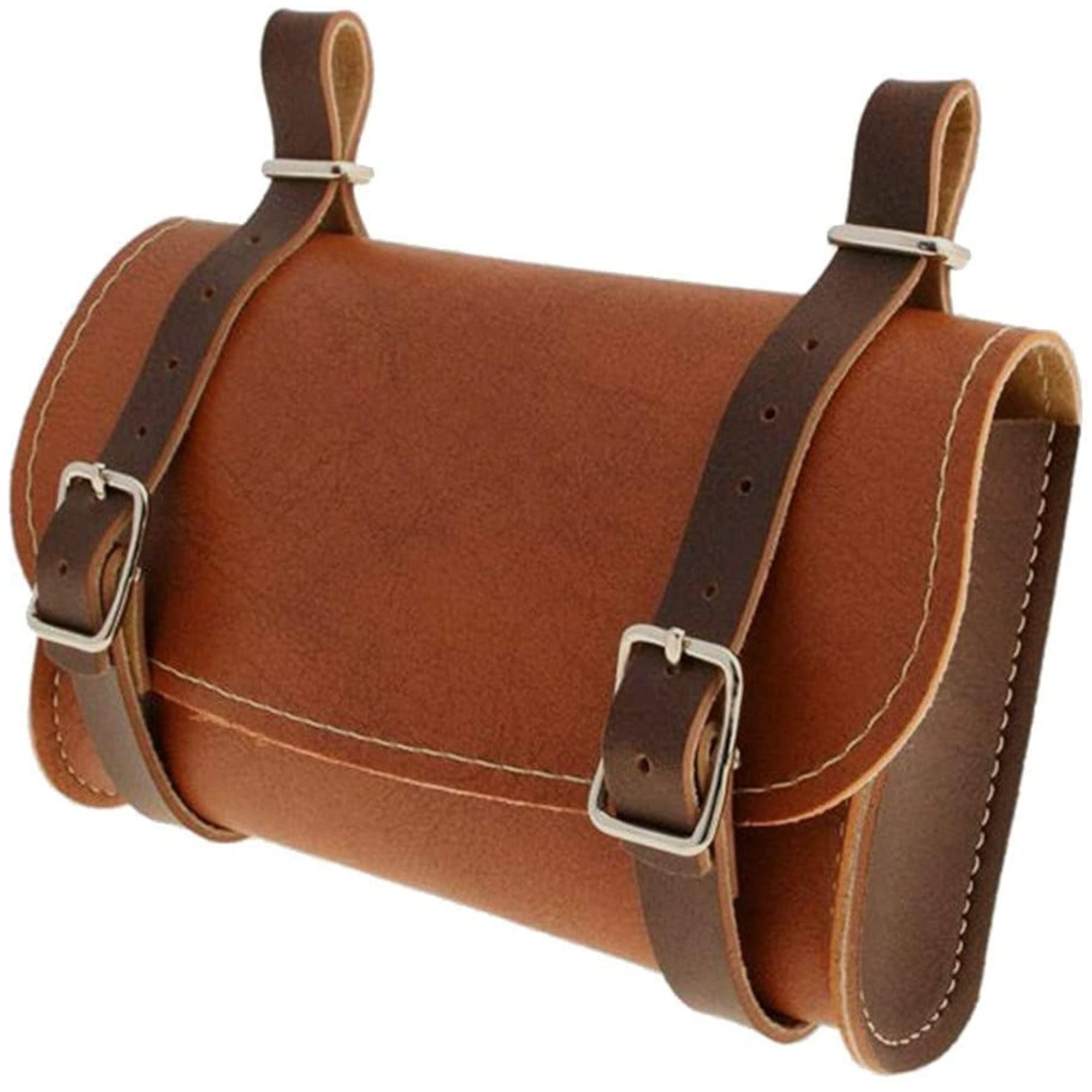 cyclingcolors Borsetta BORSELLO Borsa Sella Marrone Ferri Canvas Bici Vintage Sky Pelle SINTETIC Epoca