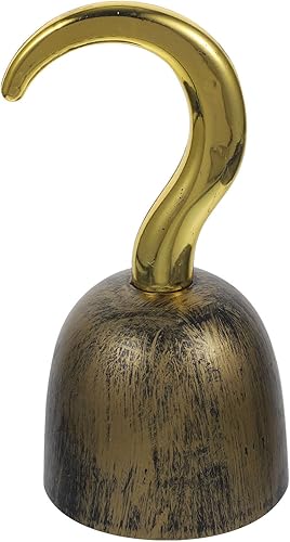 ibasenice Gancho de pirata, gancho de capitán, gancho de mano para disfraz de capitán para adultos, niños, ganchos piratas de plástico para niños,