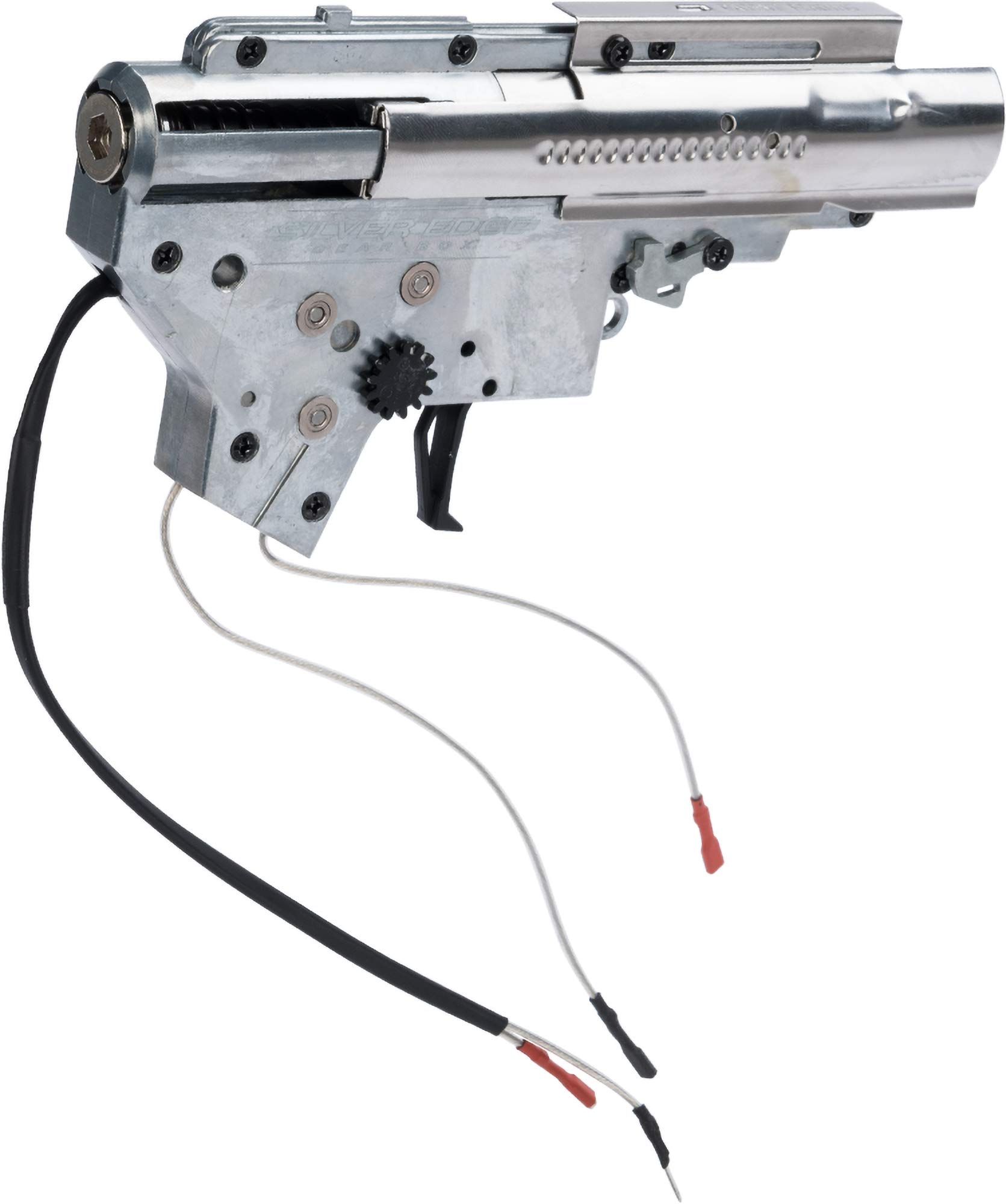 Evike - APS Silver Edge 8mm Ver.2 AEG Airsoft Gearbox (Type: Rear Wired/Ambidextrous)