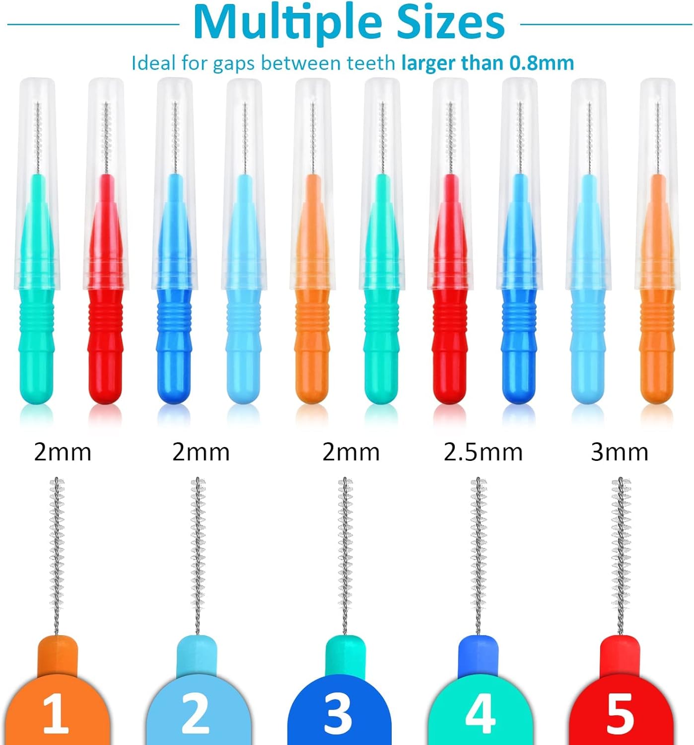 Interdental Brushes, Soft Dental Brushes, Dental Floss Brush, Mini
