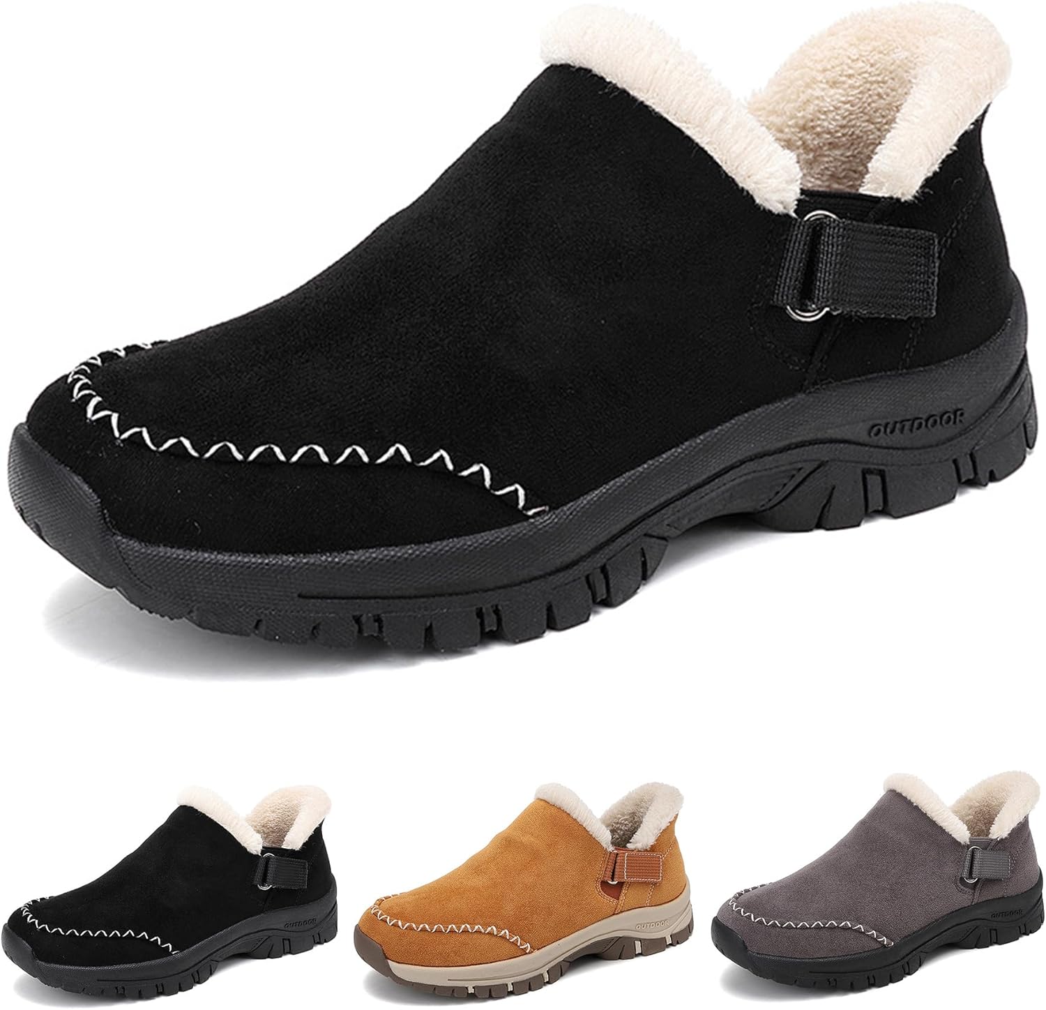 Orthopedic Shoes for Women - Winter Hands-Free Slip-in Shoes, Ergonomic & Supportive Handsless Snow Boots