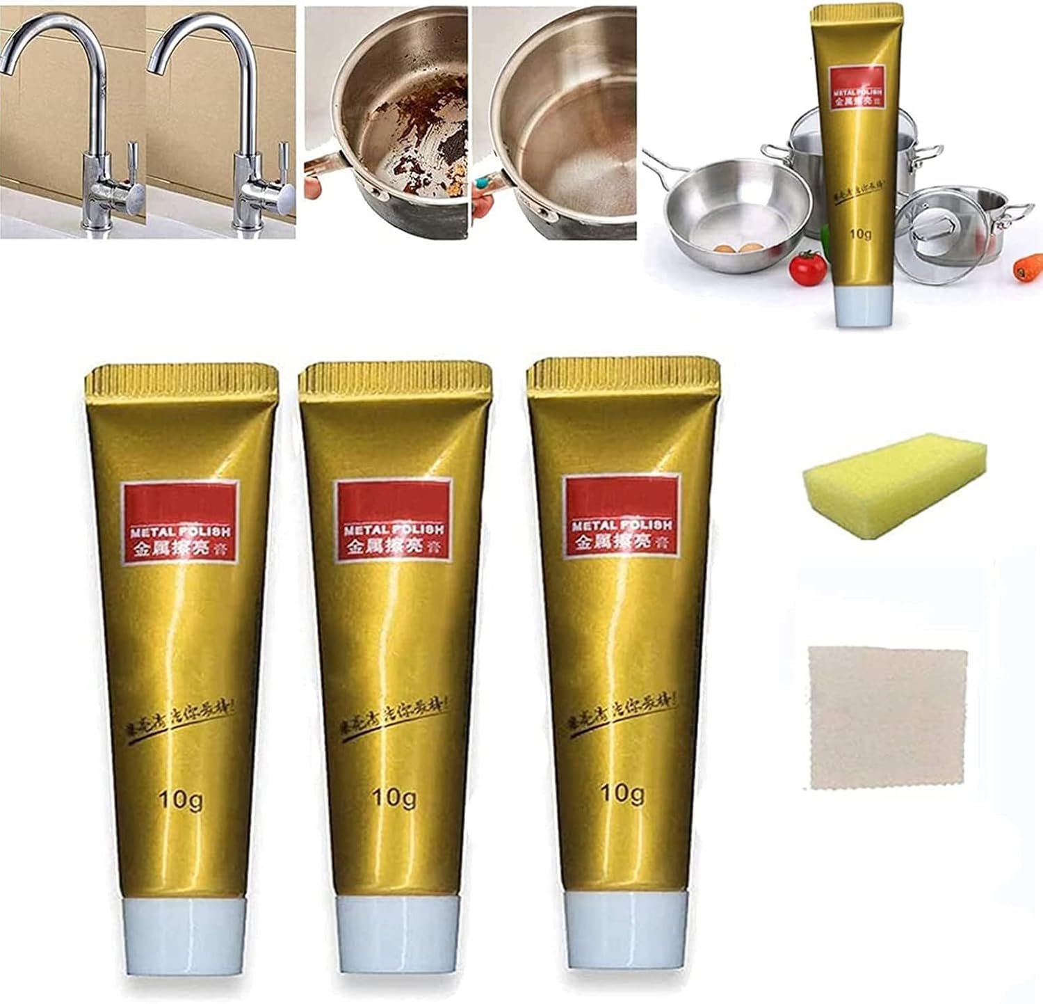 Fixini All Metal Polish Cream,2022 New Metal Polishing Paste,Ultimate