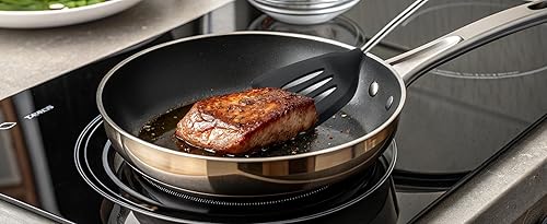 Miniatura 4 de FJNATINH Juego de espátulas y espátulas de silicona, espátulas antiadherentes, recubiertos de acero inoxidable con utensilios de cocina de silicona