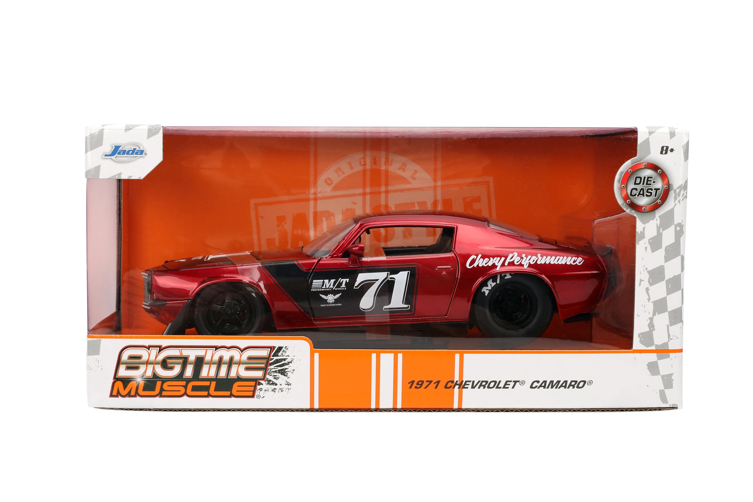Amazon.com: Jada Toys Bigtime Muscle 1:24 1971 Chevy Camaro