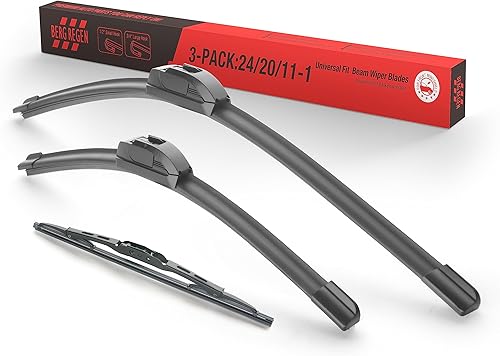 BERG REGEN 3 limpiaparabrisas de 24 + 20 + 11 pulgadas de repuesto para Cadillac XT5 2022 2021 2020 2019 2018 2017 calidad original de fábrica