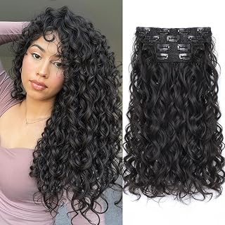 Vigorous Curly Clip In Hair Extensions Image