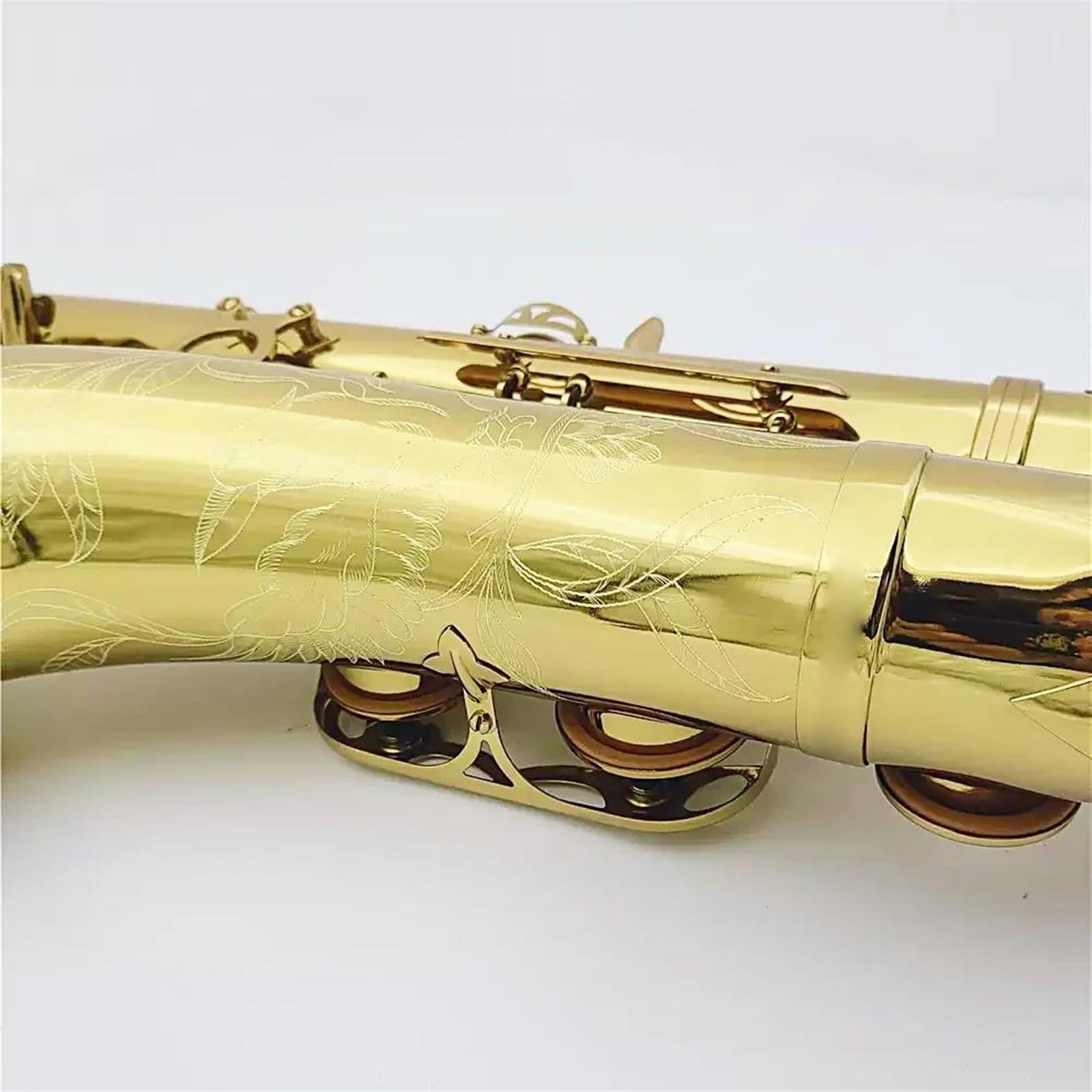 Saksofon Profesjonalny Saksofon Tenorowy B-dur Instrument Jazzowy Nostalgiczny Saksofon Tenorowy (Color : High-end bags)