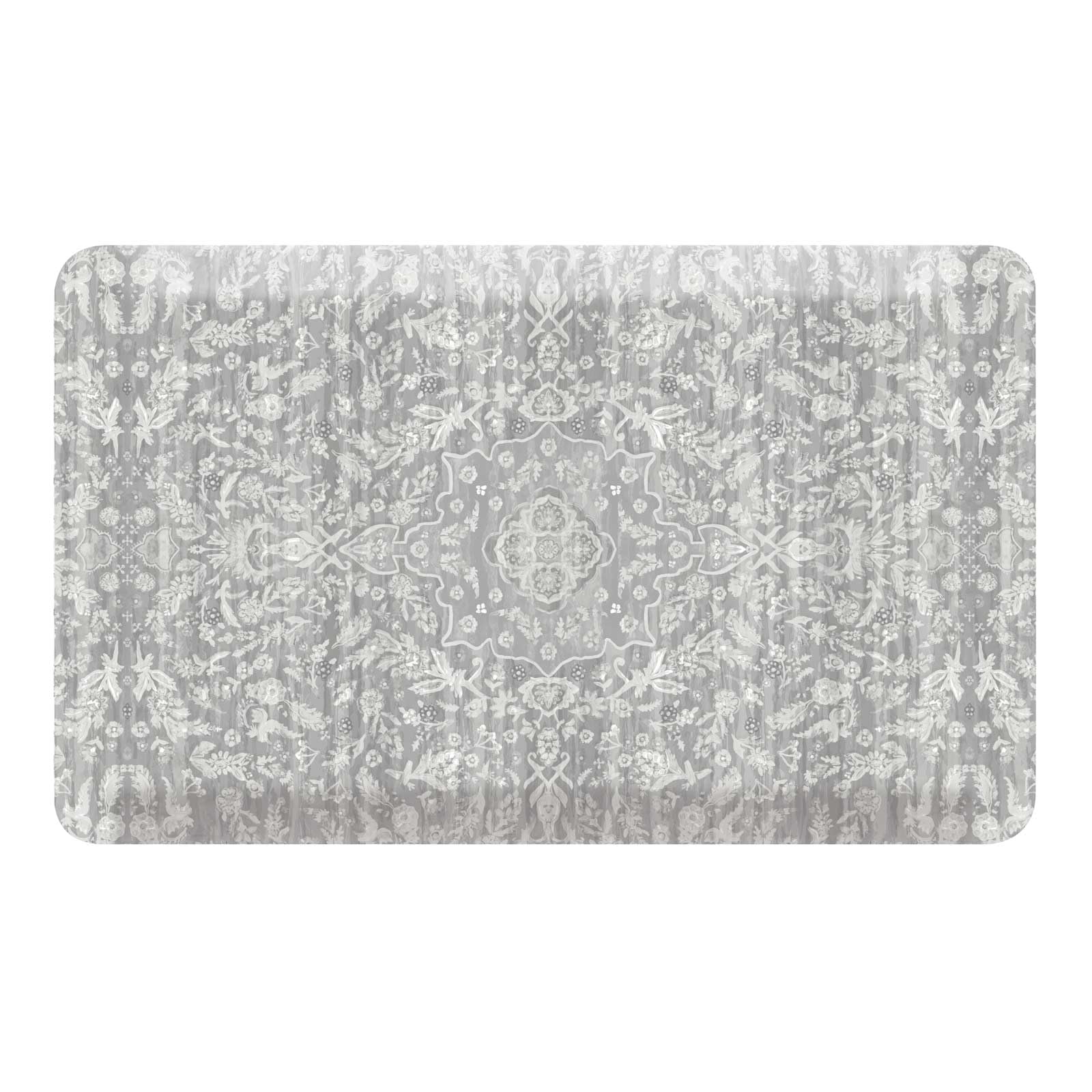 House of Noa Nama Standing Mat – Anti-Fatigue Cushioned Kitchen Mats for Floor | Ergonomic Bounce-Back Foam Kitchen Mats | Anti-Fatigue Mats for Kitchen & Standing | Emile Earl Grey | 22" x 36"