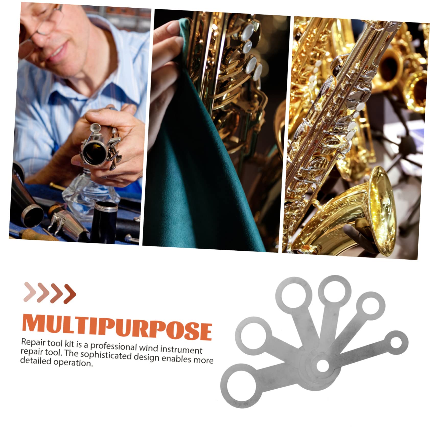 Yardwe Kit Di Riparazione Per Strumenti Fiato Strumento Di Riparazione Per Strumenti Fiato Per Clarinetto