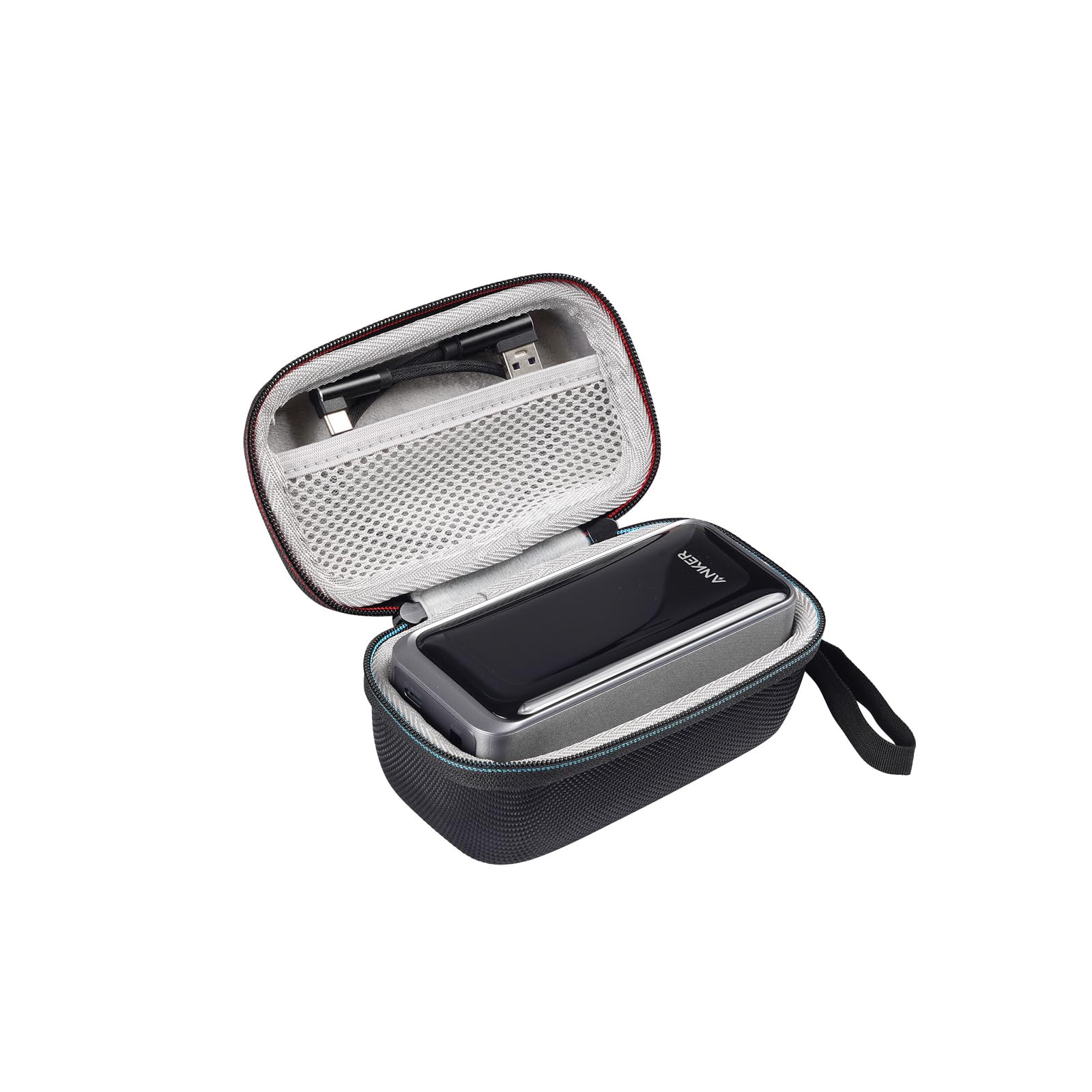 Carry Cover for Anker Prime Power Bank 200W, EVA Hard Travel Case Compatible with Anker Prime Power Bank & Accessories,Case Only (Black (For 200W))-image-28