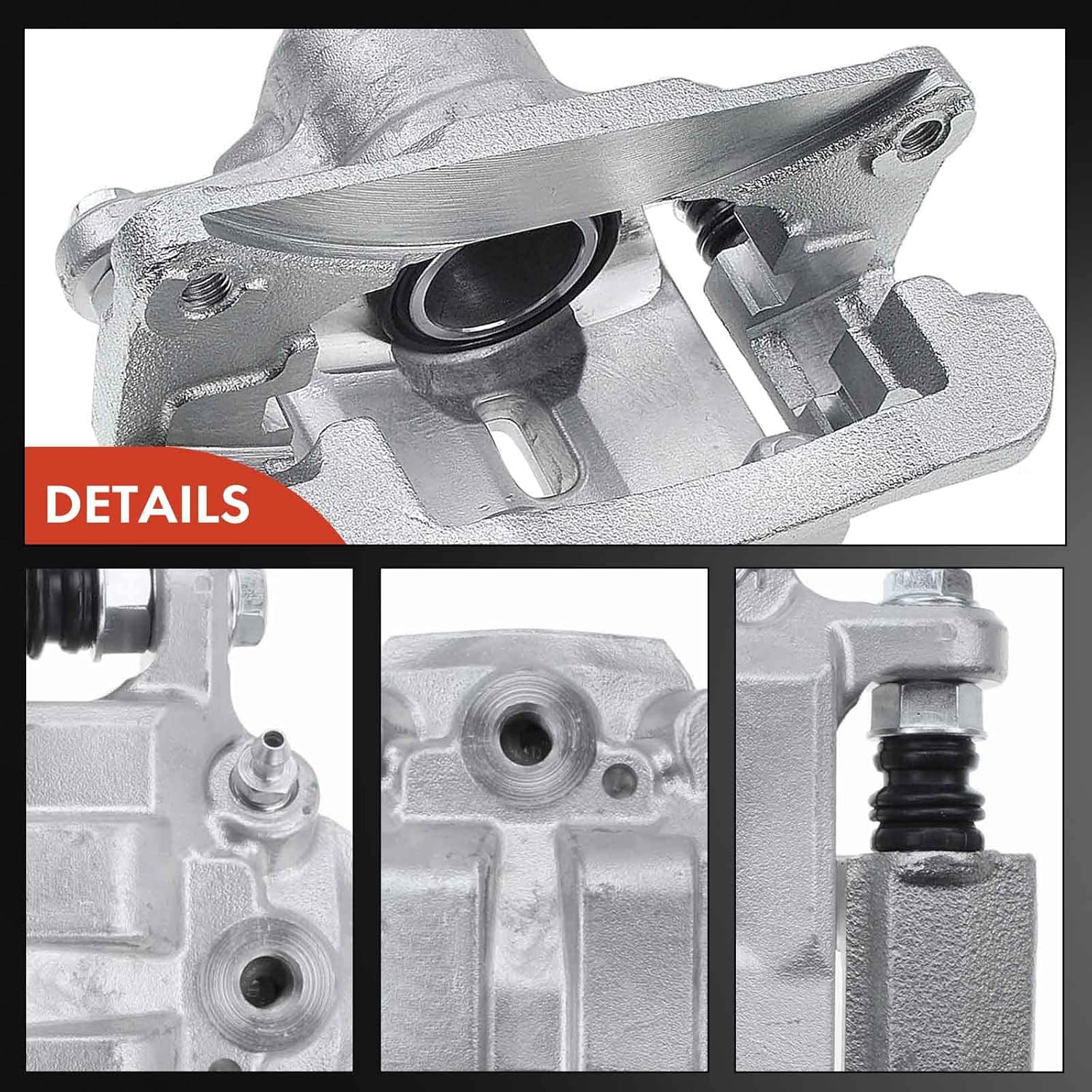 A-Premium Disc Brake Caliper Assembly with Bracket Compatible with Select Subaru Models - B9 Tribeca 2006-2007, Tribeca 2008-2014, H6 3.0L, H6 3.6L - Rear Driver and Passenger Side, 2-PC Set