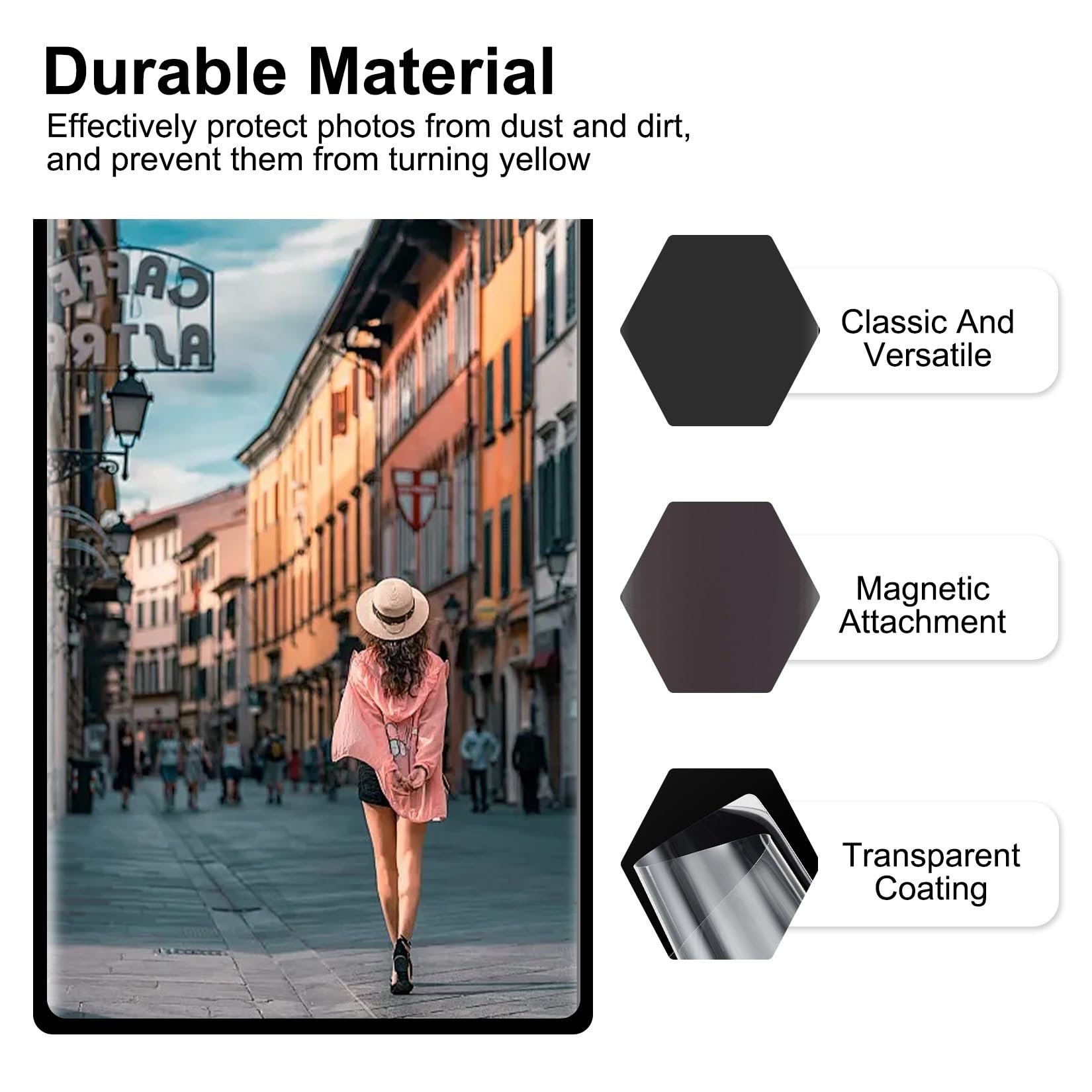 Instax Mini Magnet Photo 6x9 Cadre Photo Magnetique Frigo Noir (Lot De 15) - Cadre Photo Magnu00e9tique Polaroid Cadres Photo Magnétiques Frigo