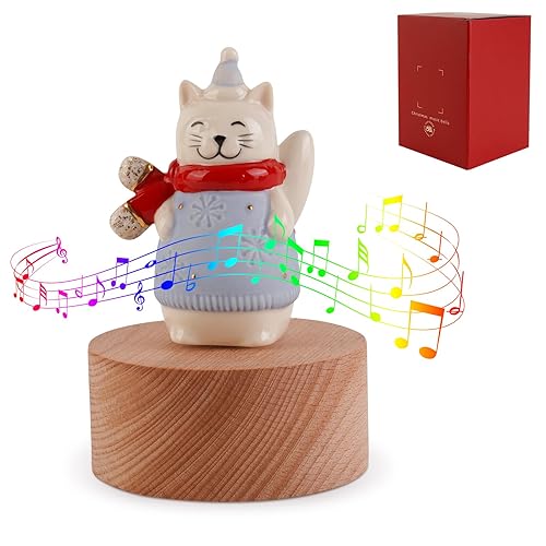 Music Box Figurine, Sculpted Hand-Painted Musical Figure Plays You are