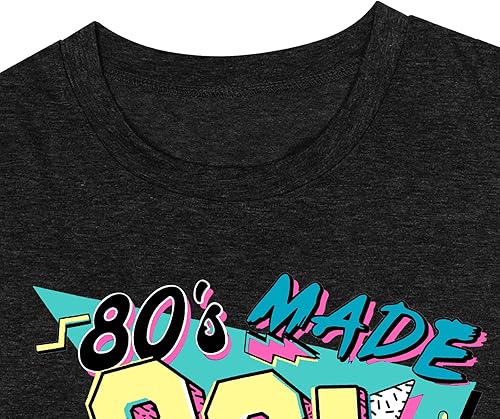 Miniatura 6 de Camisa Made Me de los años 80 Baby 90 para mujer, tallas grandes, trajes de los años 90, camisetas retro de los años 80