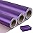 NESCCI Deep Purple Matte Wrapping Paper,Solid Color Pearly-Lustre Paper-3 Roll,17 Inches X 32.8 Feet Per roll.Gift Wrapping Paper,Perfect for Wedding,Valentine\'s Day,Birthday, Christmas,Baby Shower