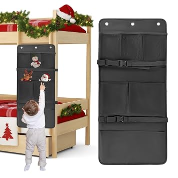 Bunk Bed Ladder Pads 14.5 x 31.5in, Bunk Bed Ladder Cover to Prevent Kids from Climbing Ladders, Ladder Guard Pads for Various Scenarios, Bunk Bed Ladder Guard Protector Storage Design