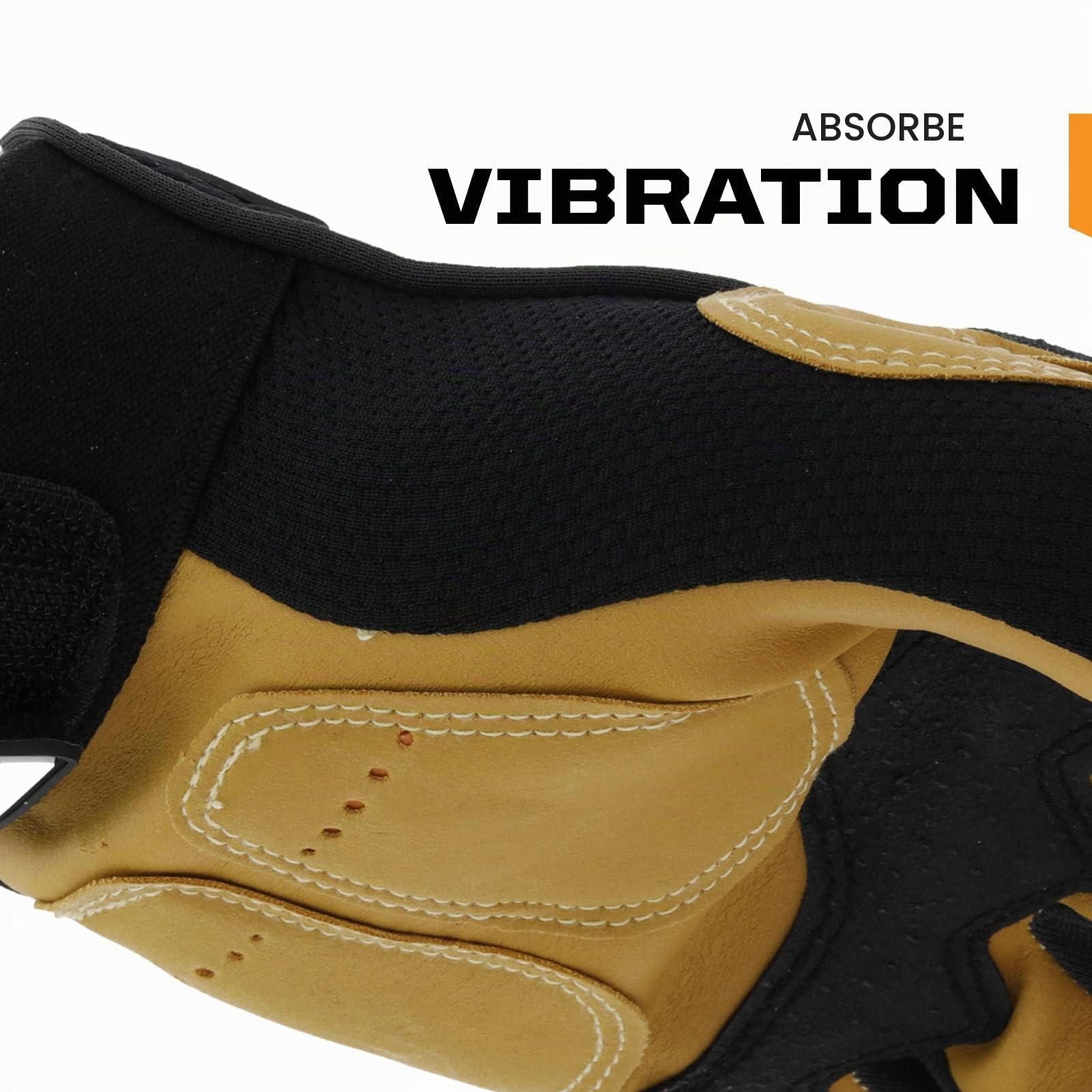 Mechanix Wear - Material4X M-Pact Gants (Medium, Noir/Marron)