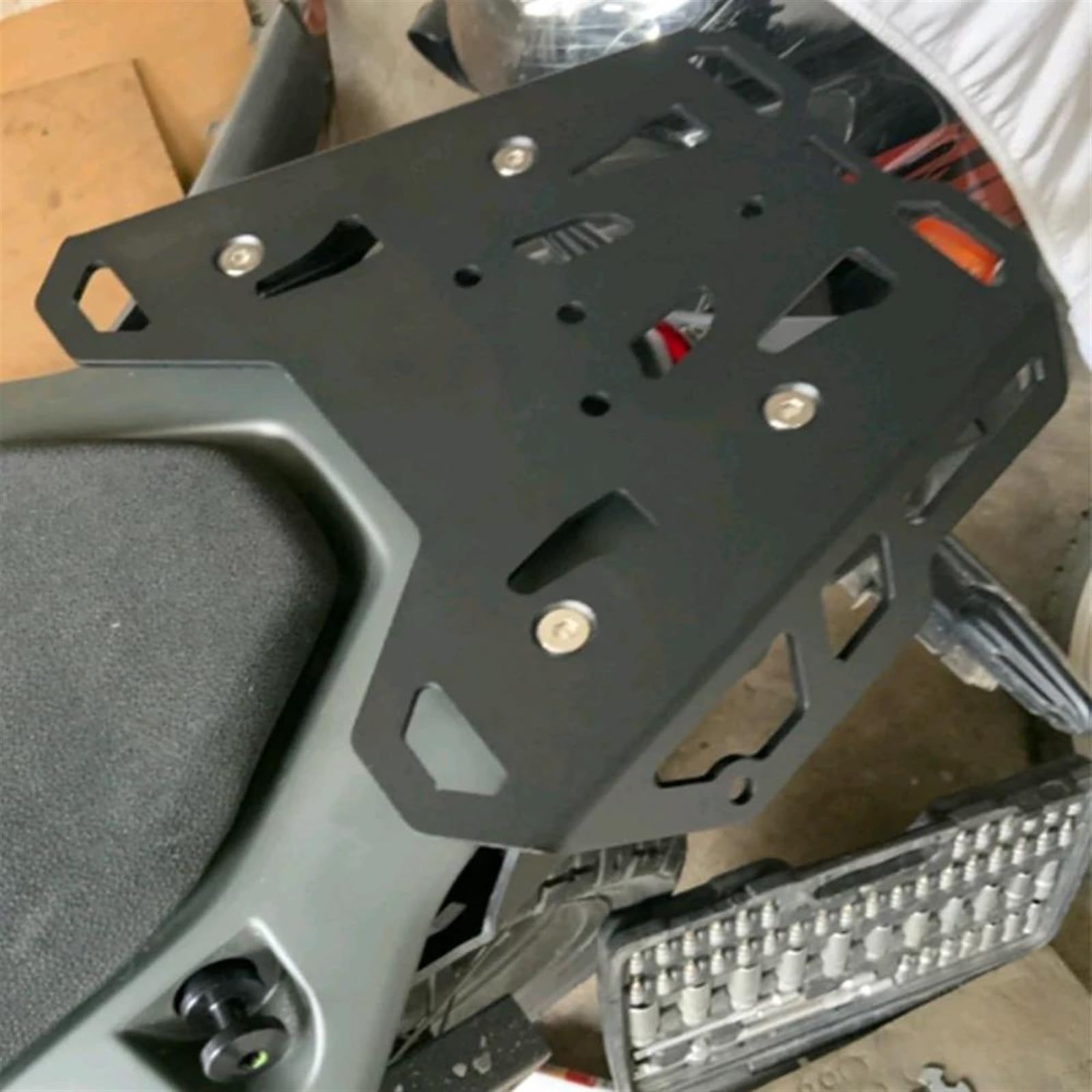 Support Porte-Bagages Arrière Moto Pour Yamaha Tenere 700 T7 Rally 2019-2023 - Aluminium Robuste
