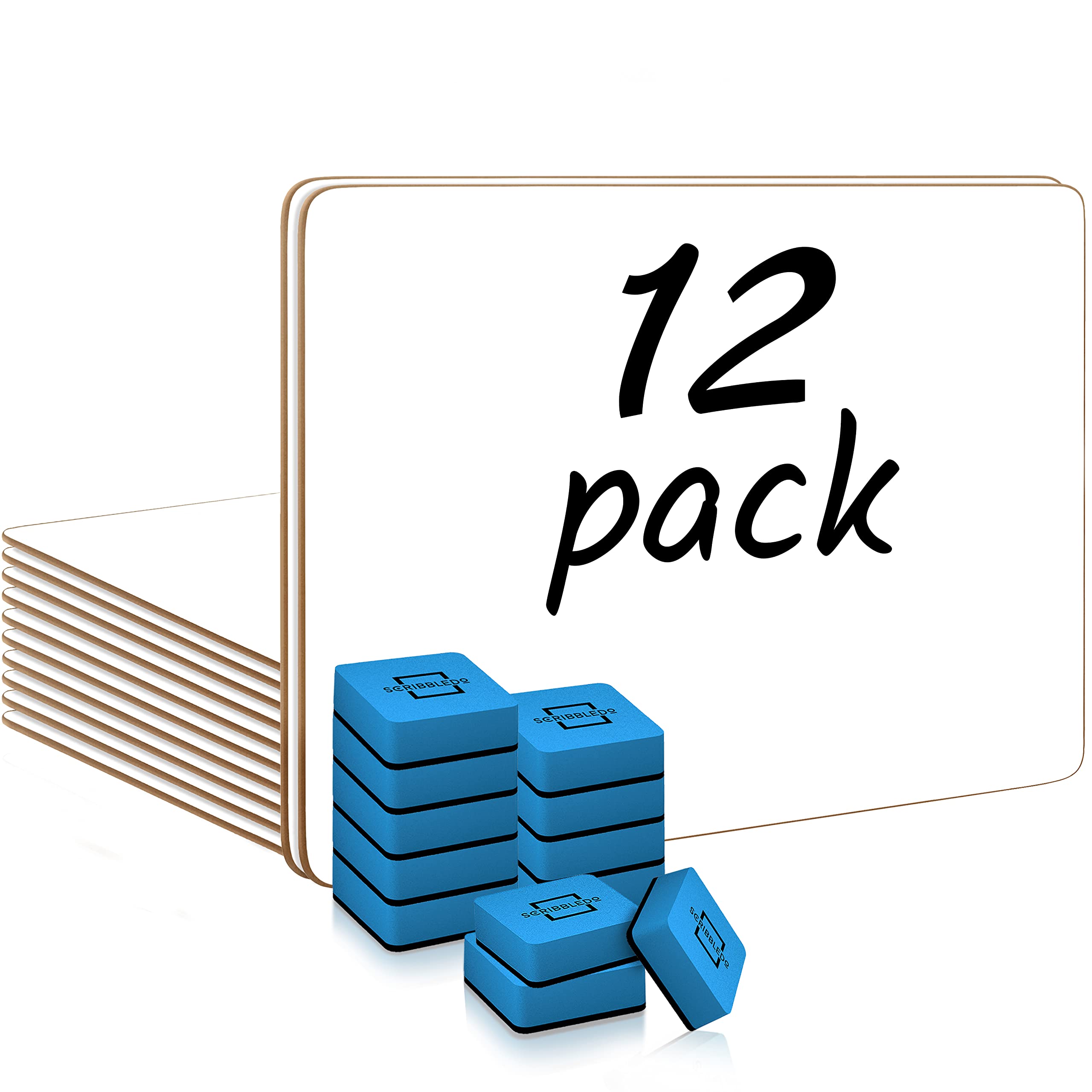 Buy 12 Pack Dry Erase Small White Boards Class Set 9"x12" White Board